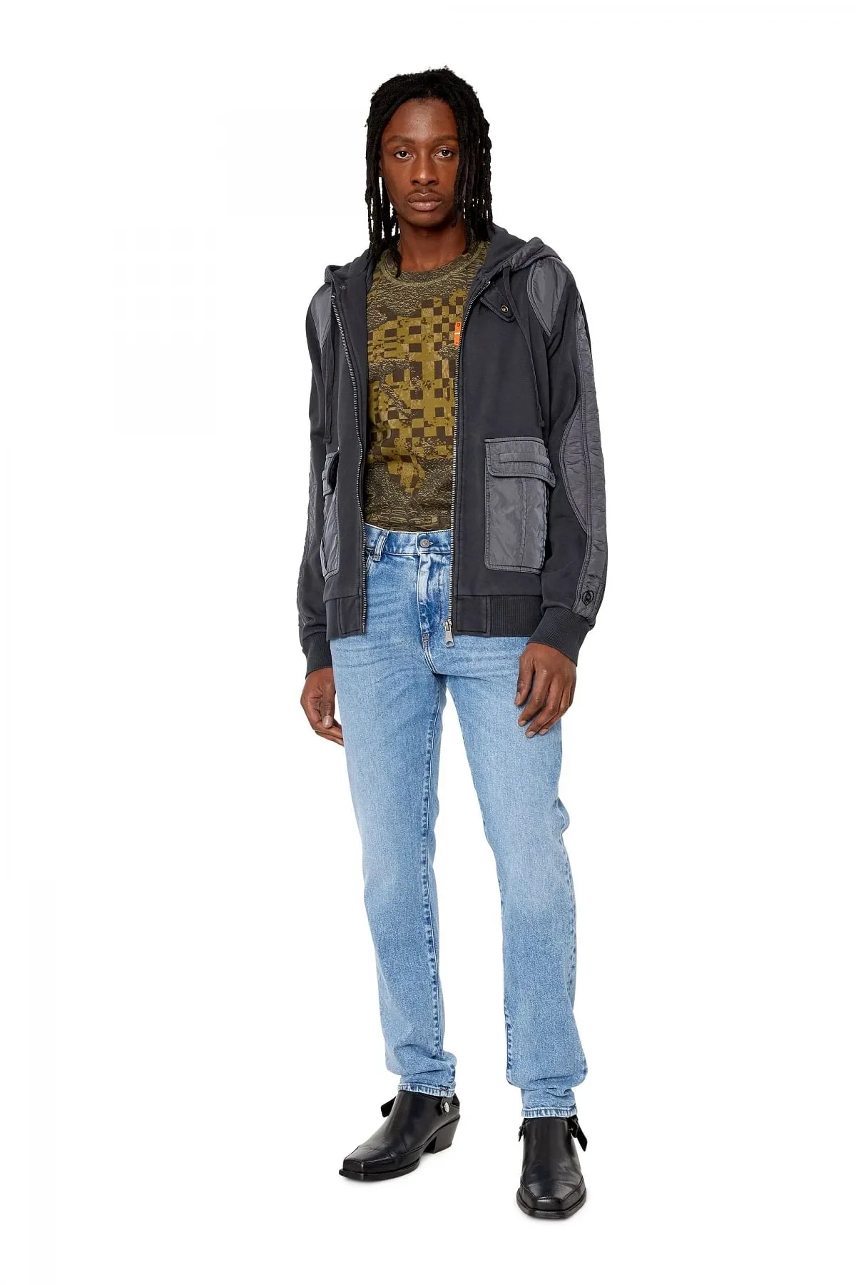 Blue Slim Jeans-2019 D-Strukt