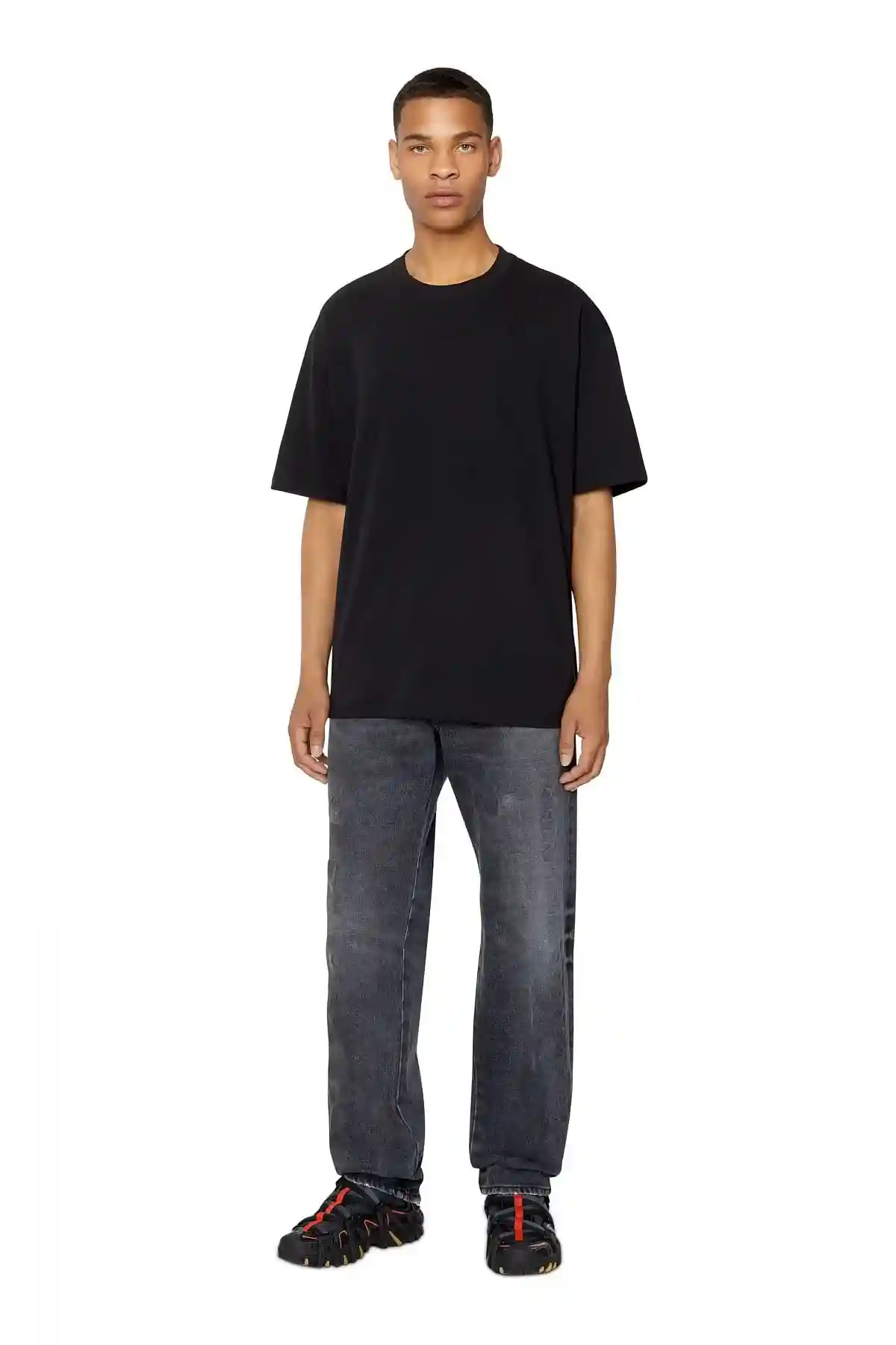 Black and Dark Grey 2010 L.32 Pantaloni Jeans