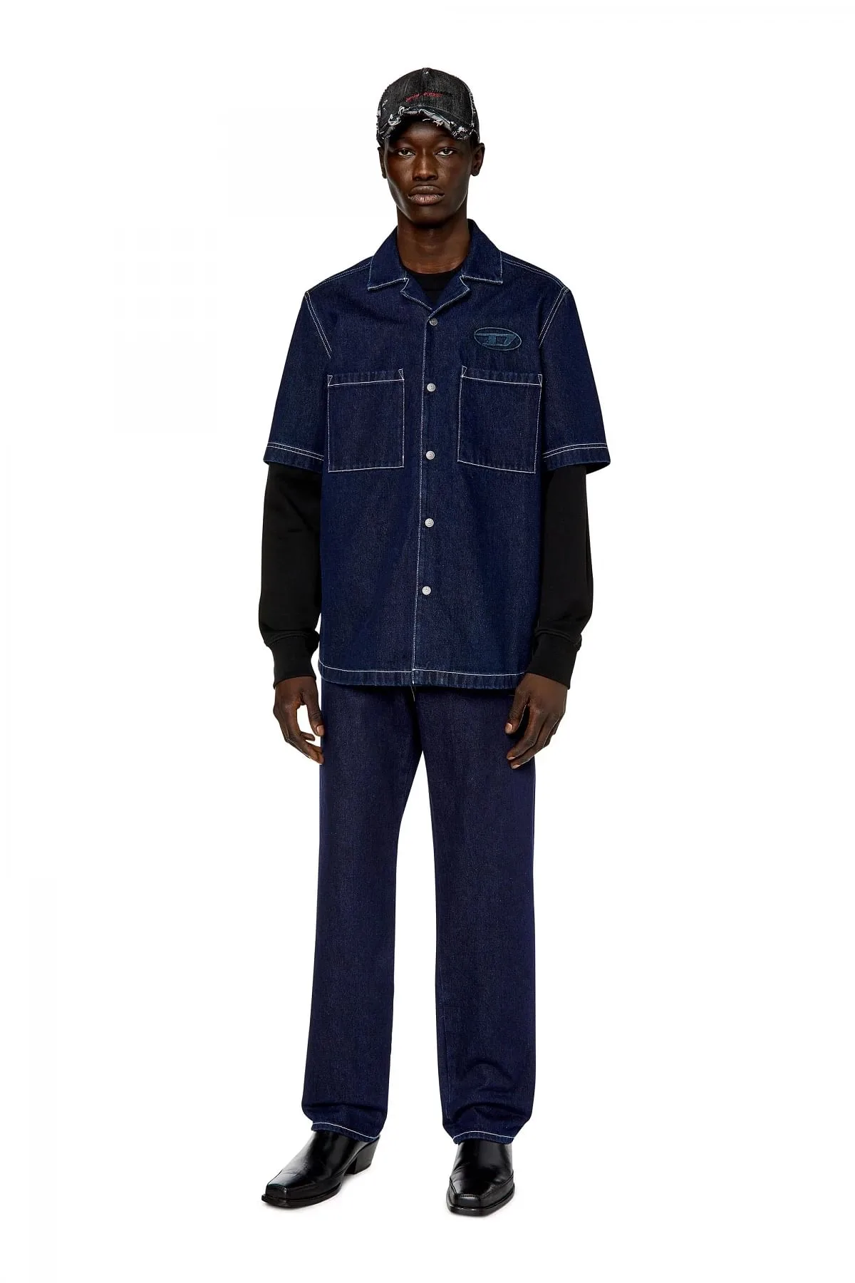 Blue Straight Jeans-2010 D-Macs