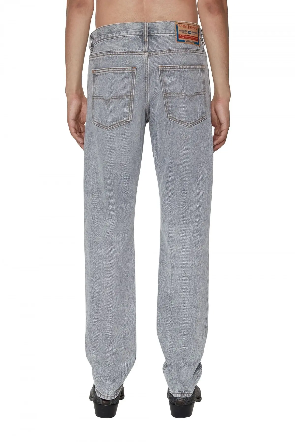 Grey Straight Jeans-1995 D-Sark