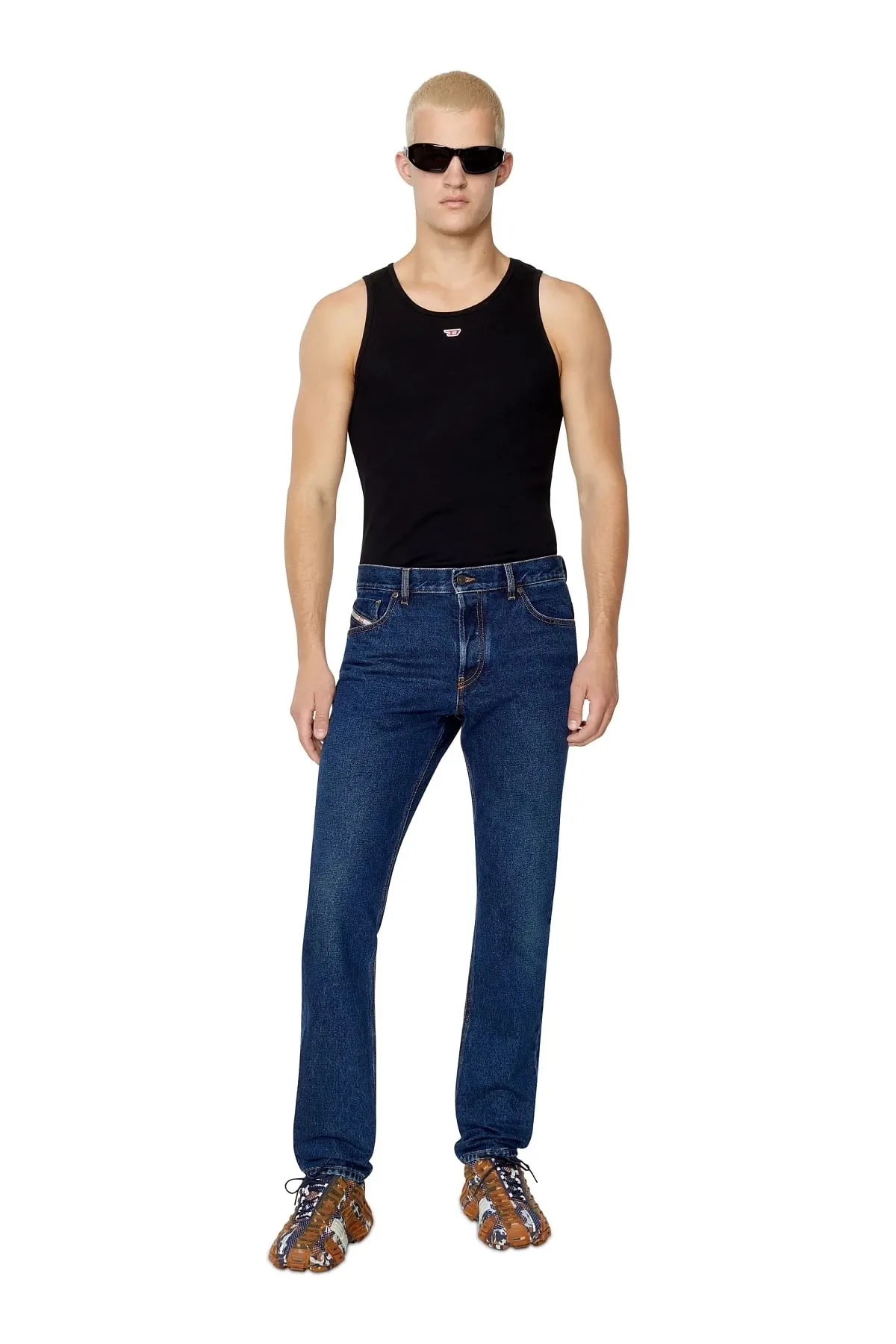 Blue Straight Jeans-1995 D-Sark
