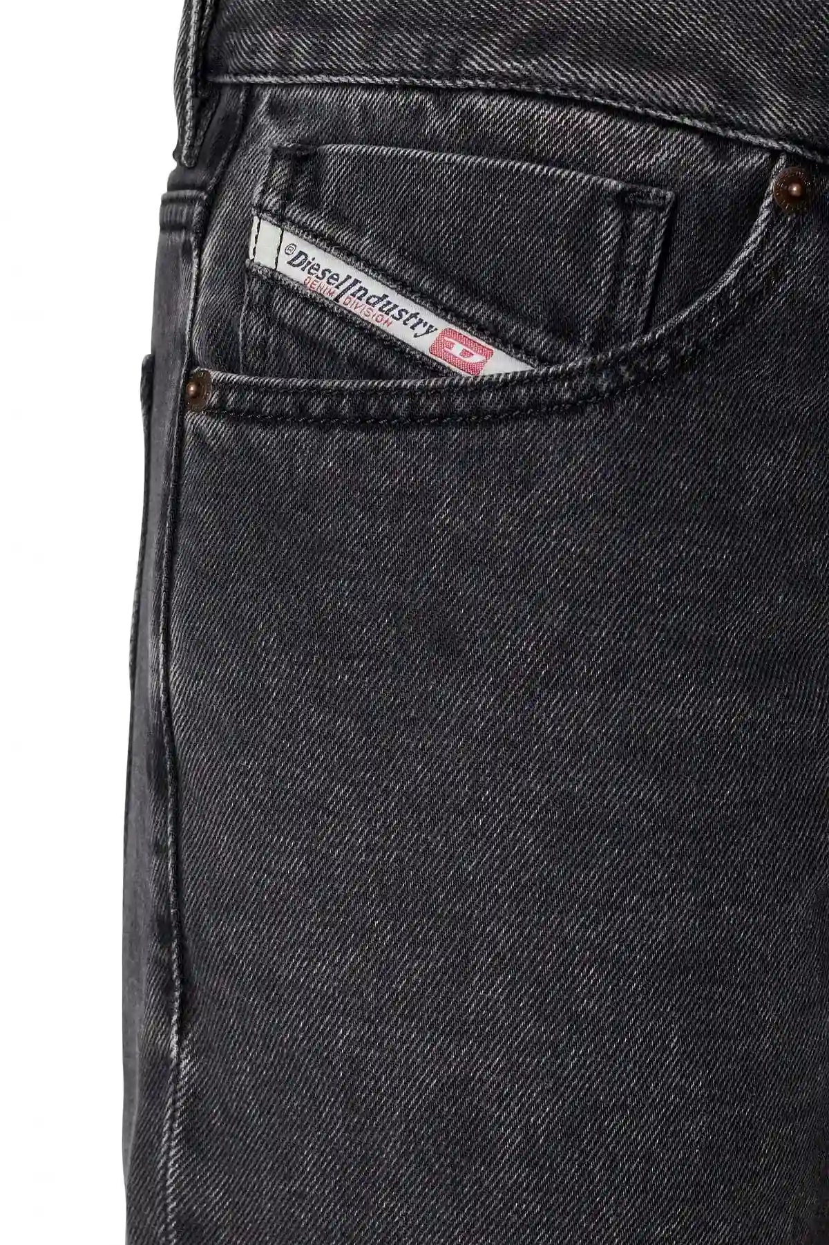 Black and Dark Grey Straight Jeans-1995 D-Sark
