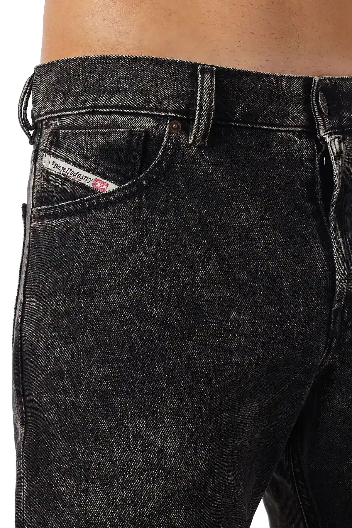 Black and Dark Grey Straight Jeans-1995 D-Sark