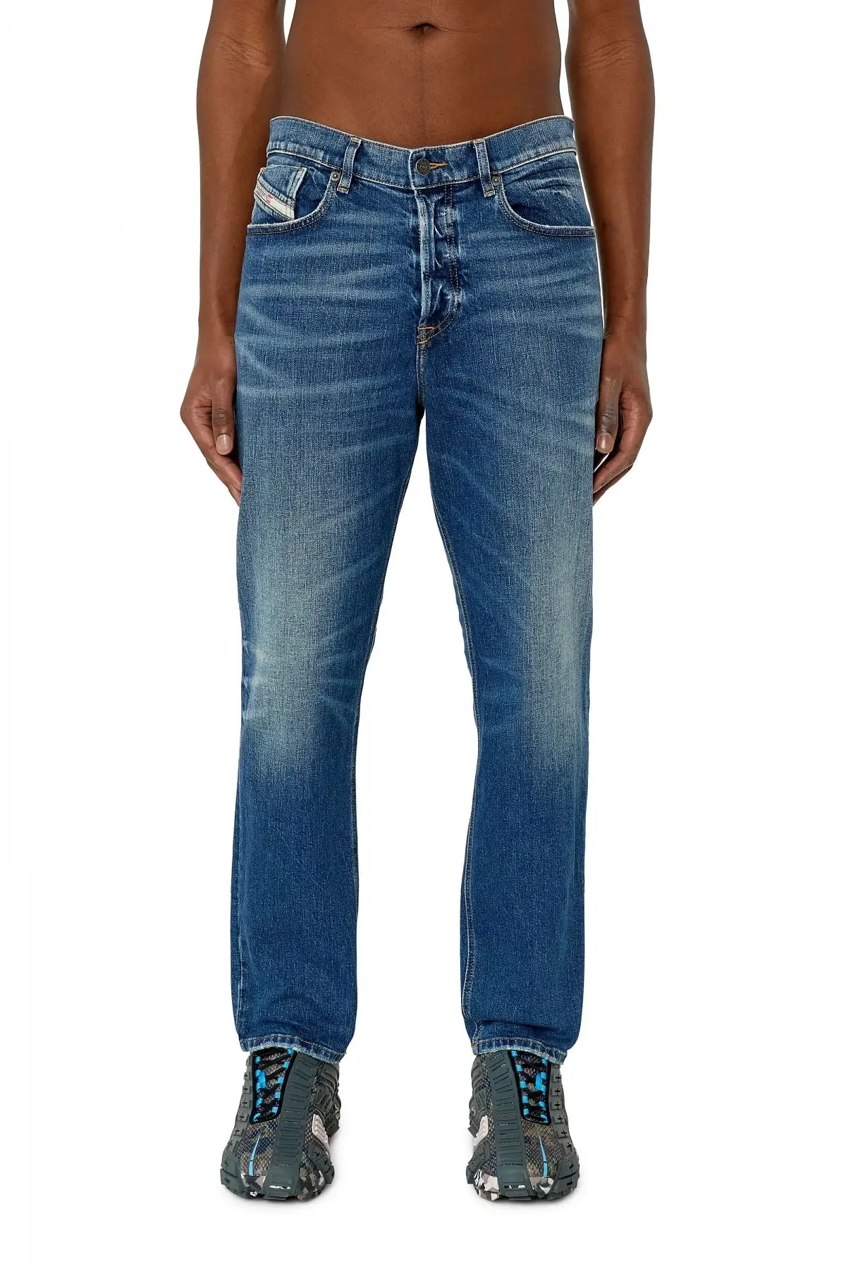 Blue Regular Jeans-2005 D-Fining
