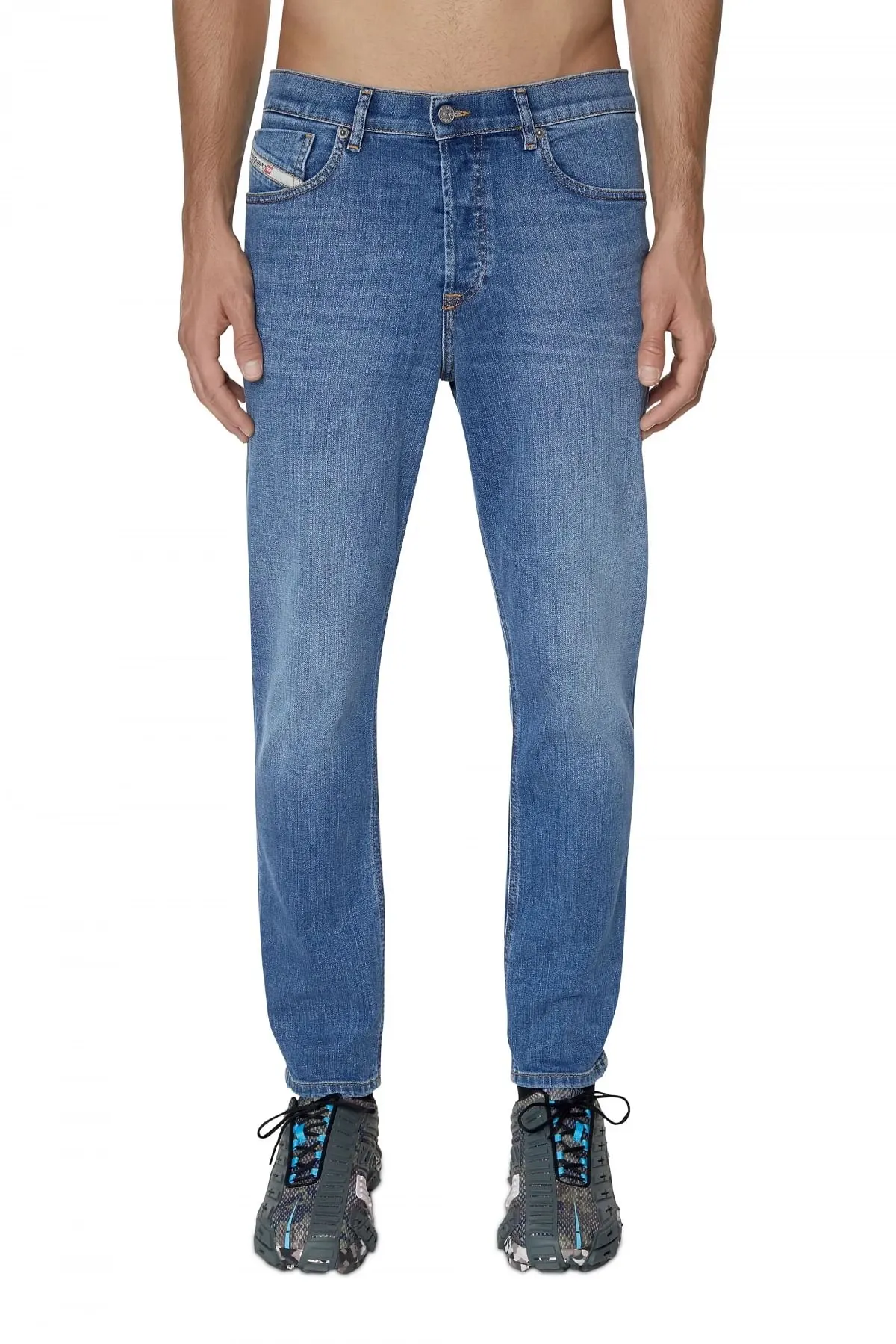 Blue Tapered fit Jeans-2005 D-Fining