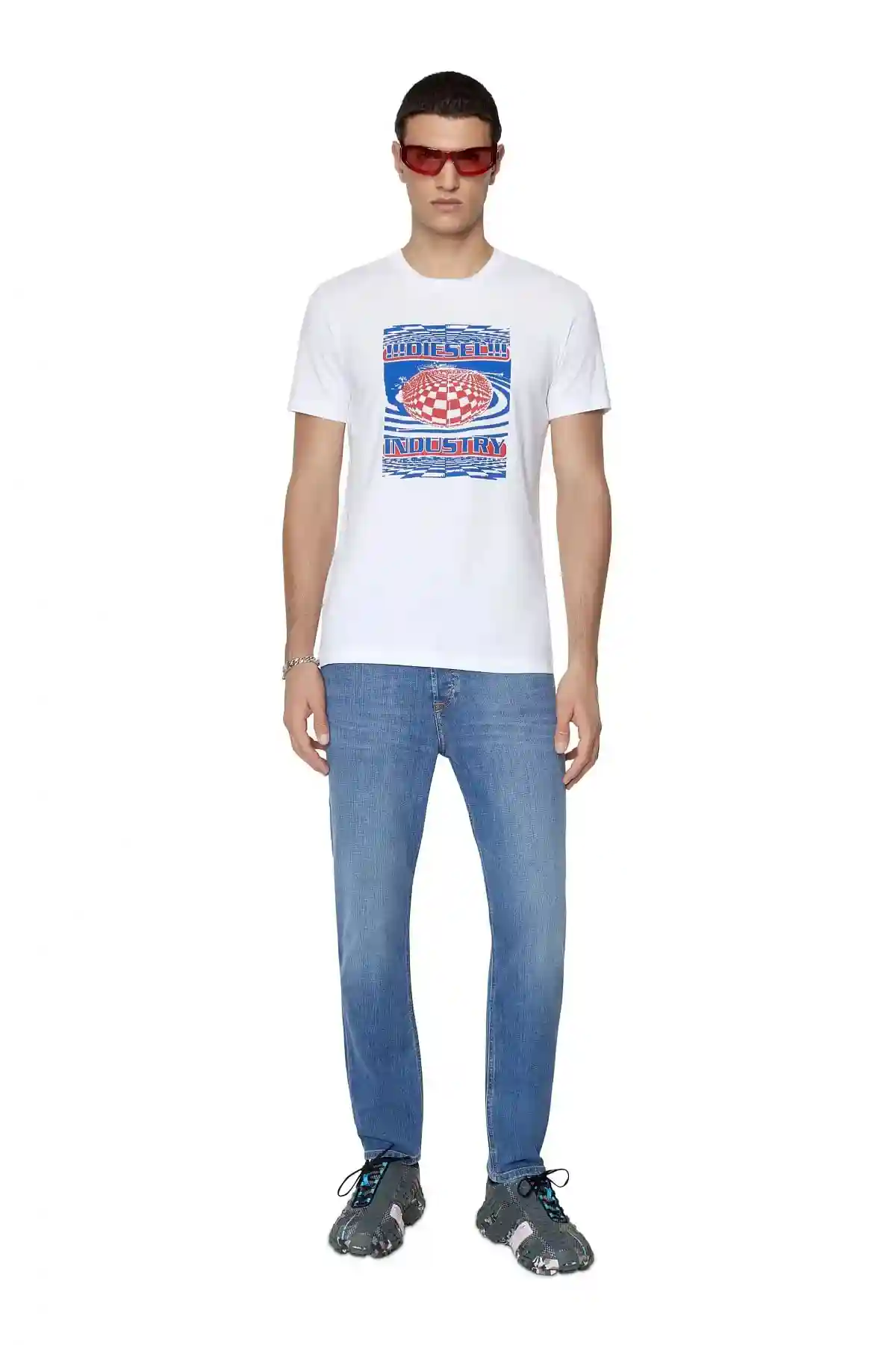 Blue Tapered fit Jeans-2005 D-Fining