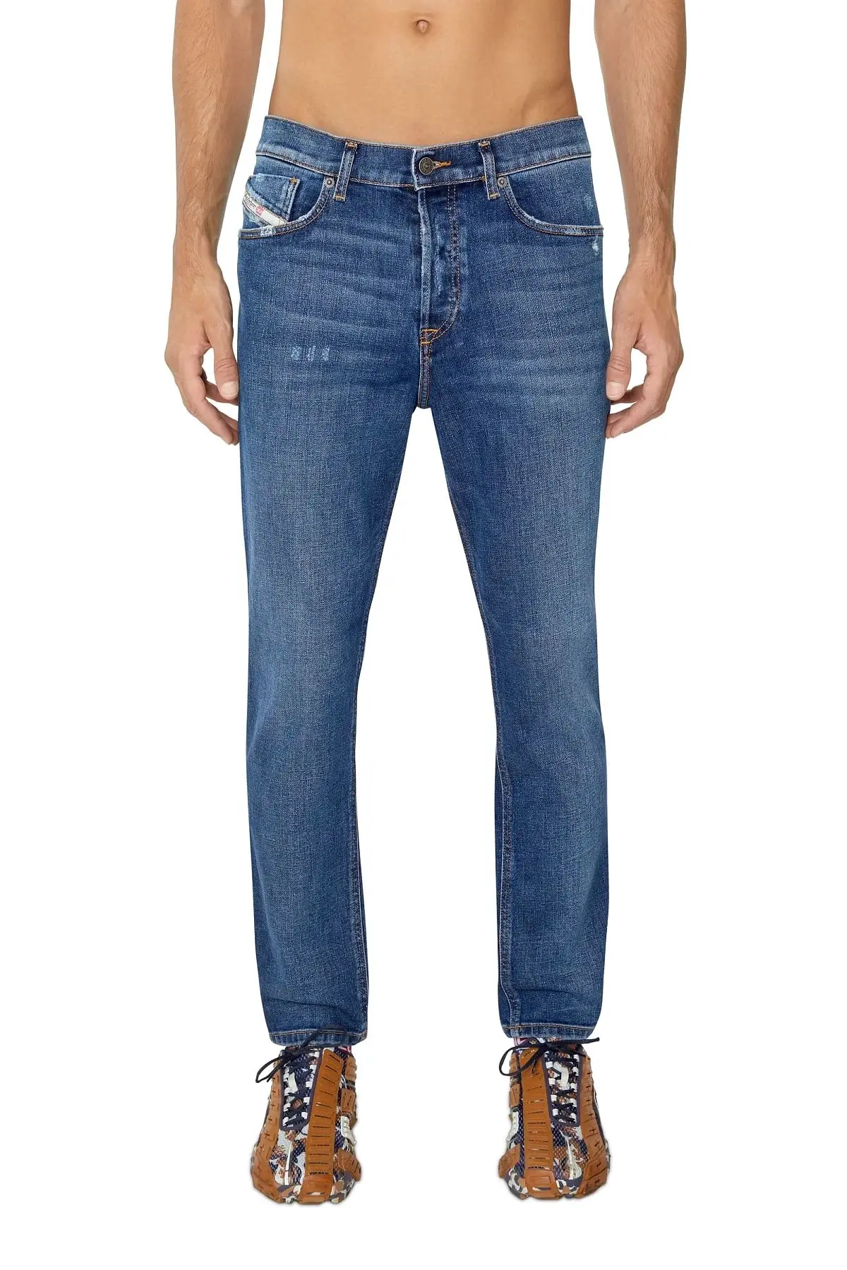 Blue Tapered fit Jeans-2005 D-Fining
