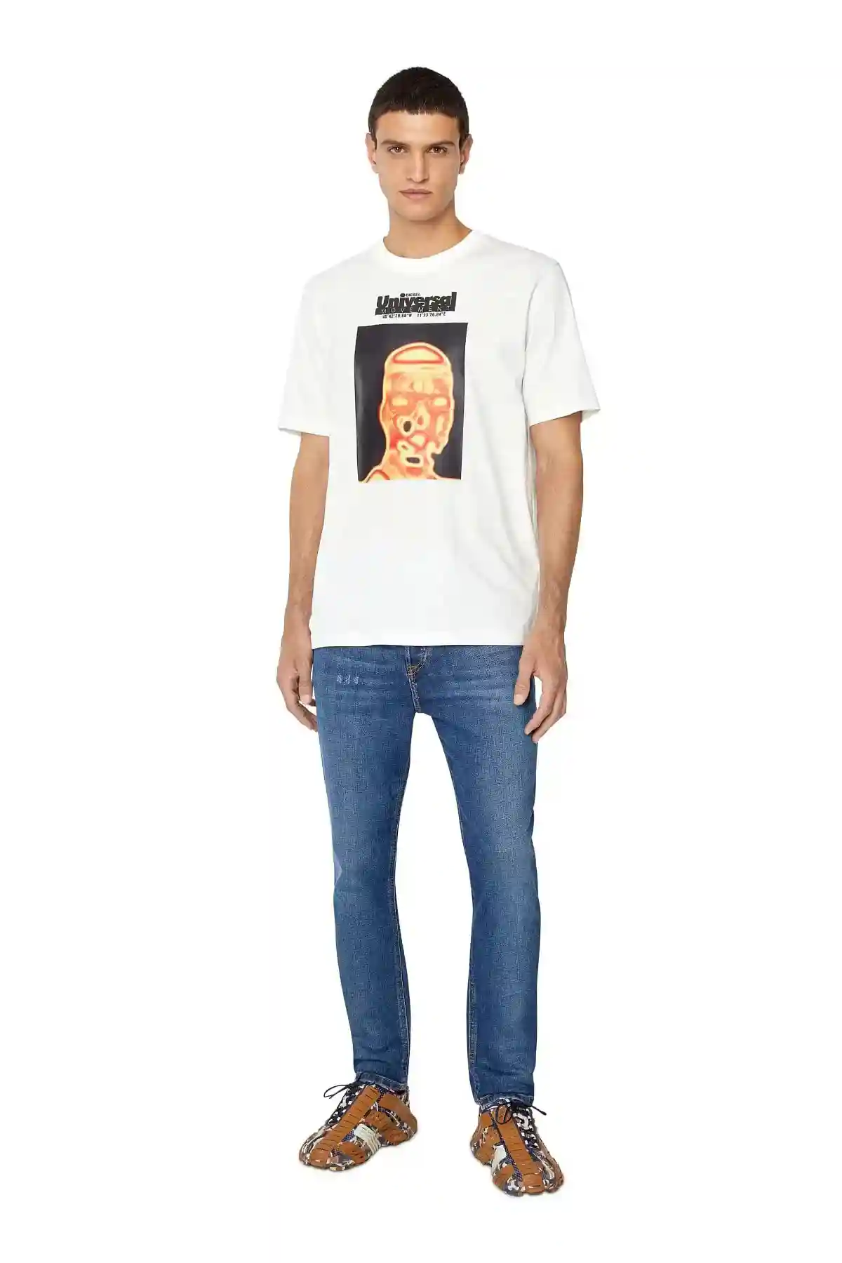Blue Tapered fit Jeans-2005 D-Fining
