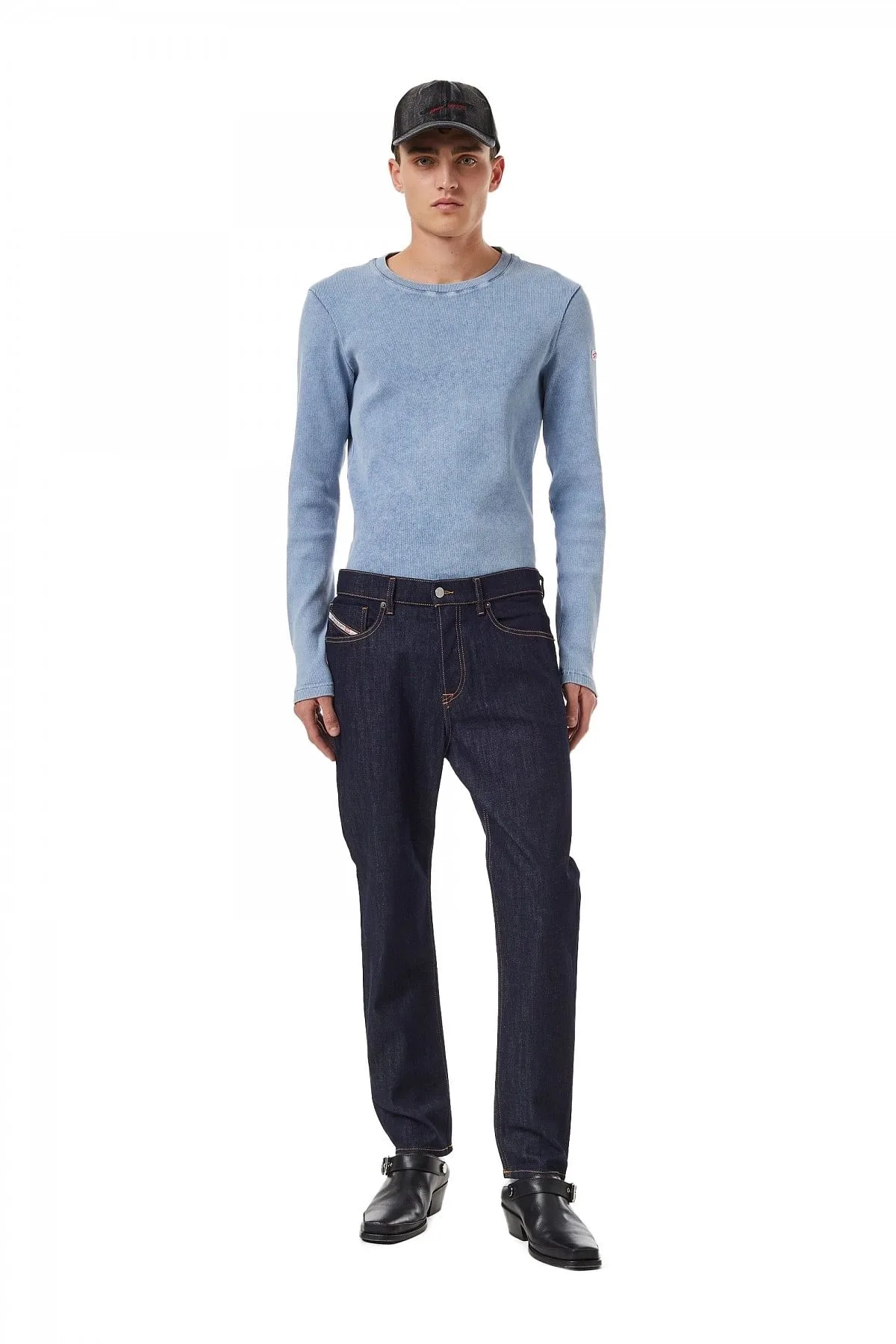 Blue Regular Jeans-2005 D-Fining
