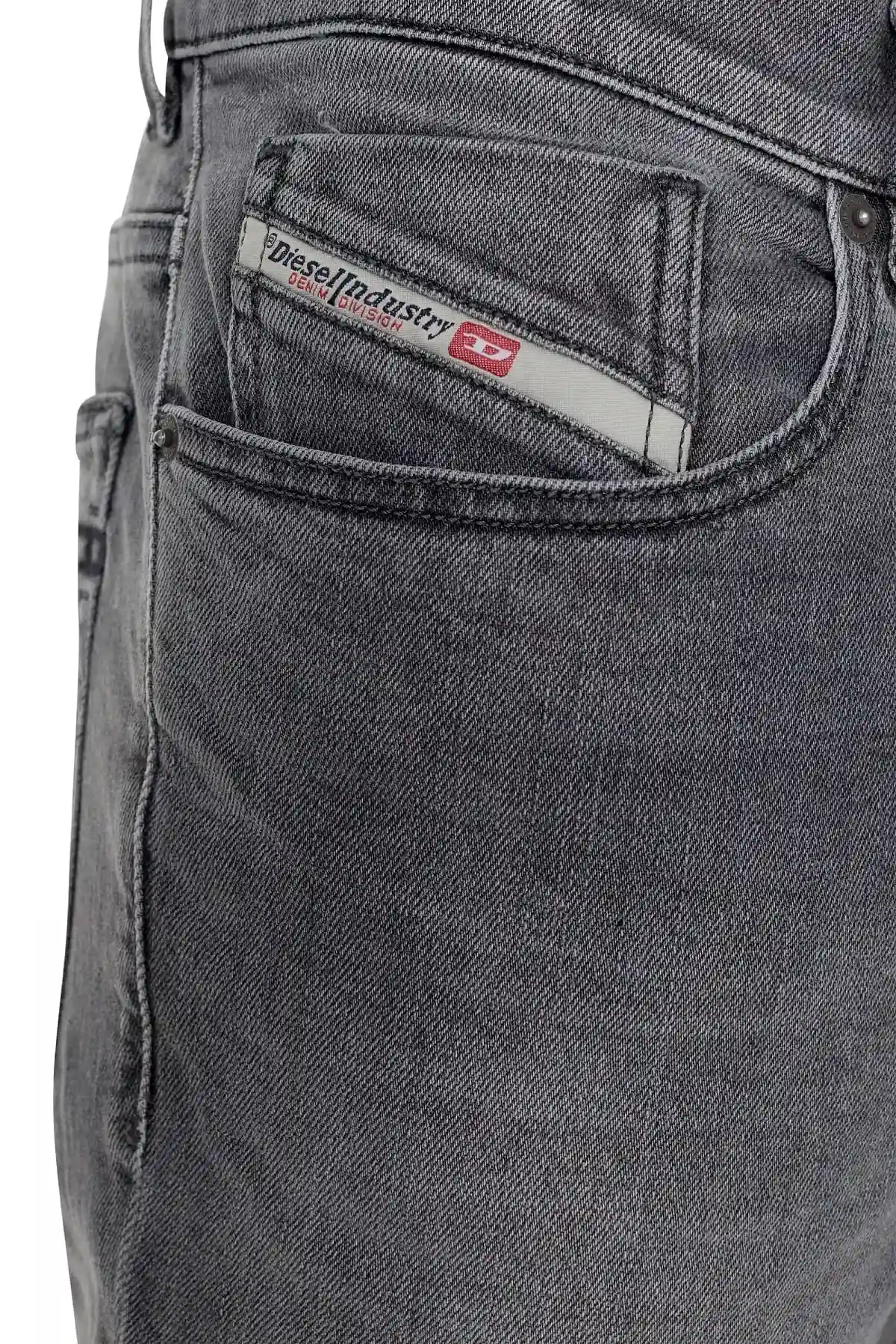Black and Dark Grey Tapered fit Jeans-2005 D-Fining
