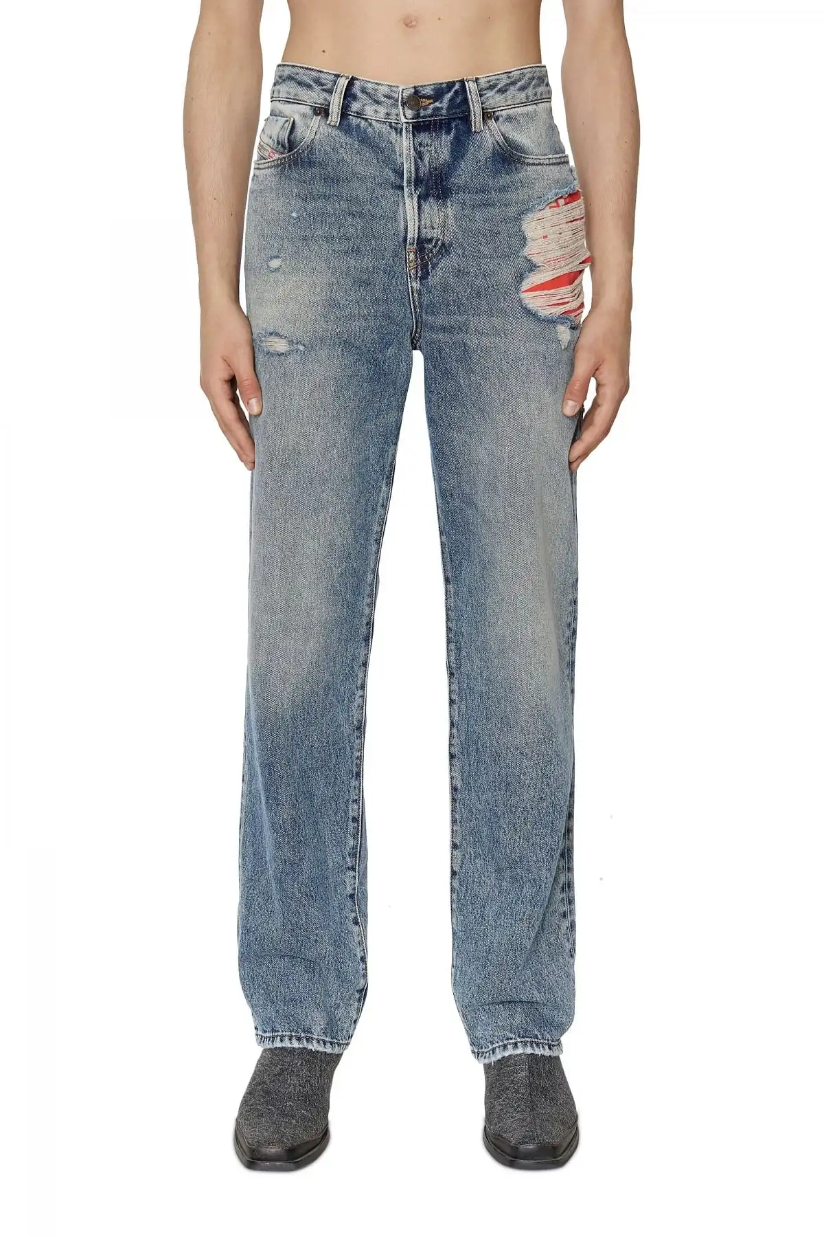 Blue Straight Jeans-1955 D-Rekiv