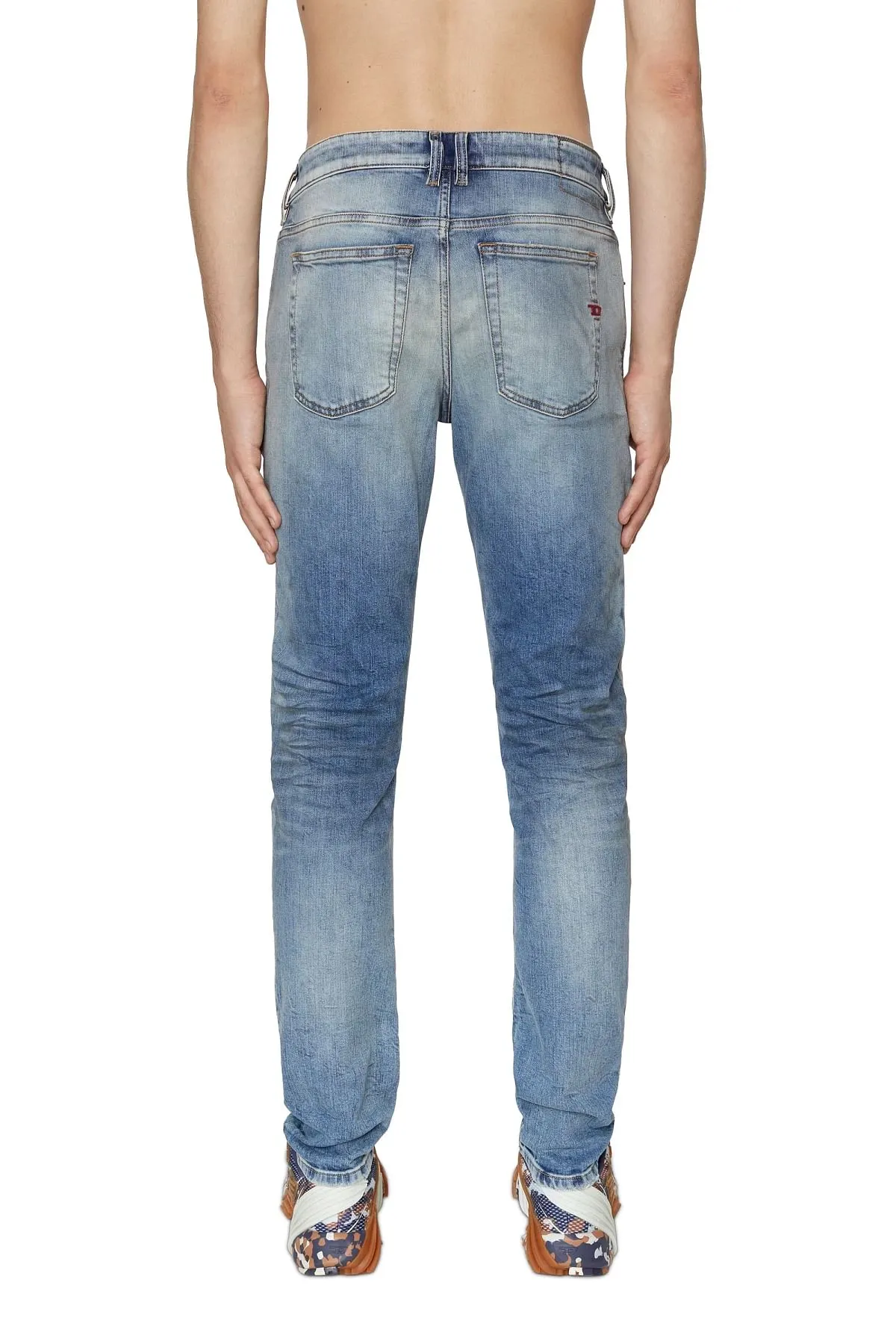 Blue Skinny Fit-Sleenker-Jeans