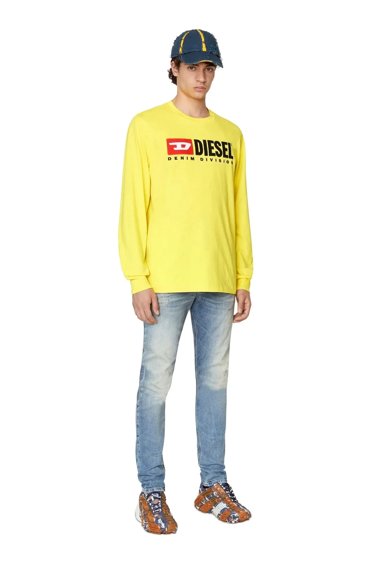 Blue Skinny Fit-Sleenker-Jeans