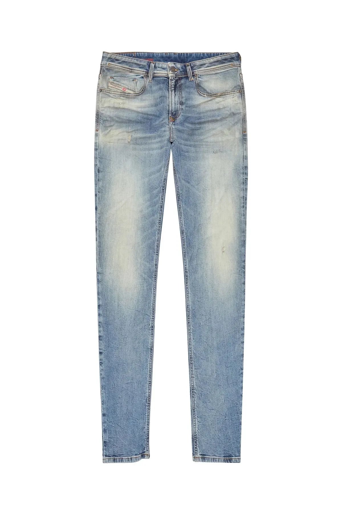 Blue Skinny Fit-Sleenker-Jeans