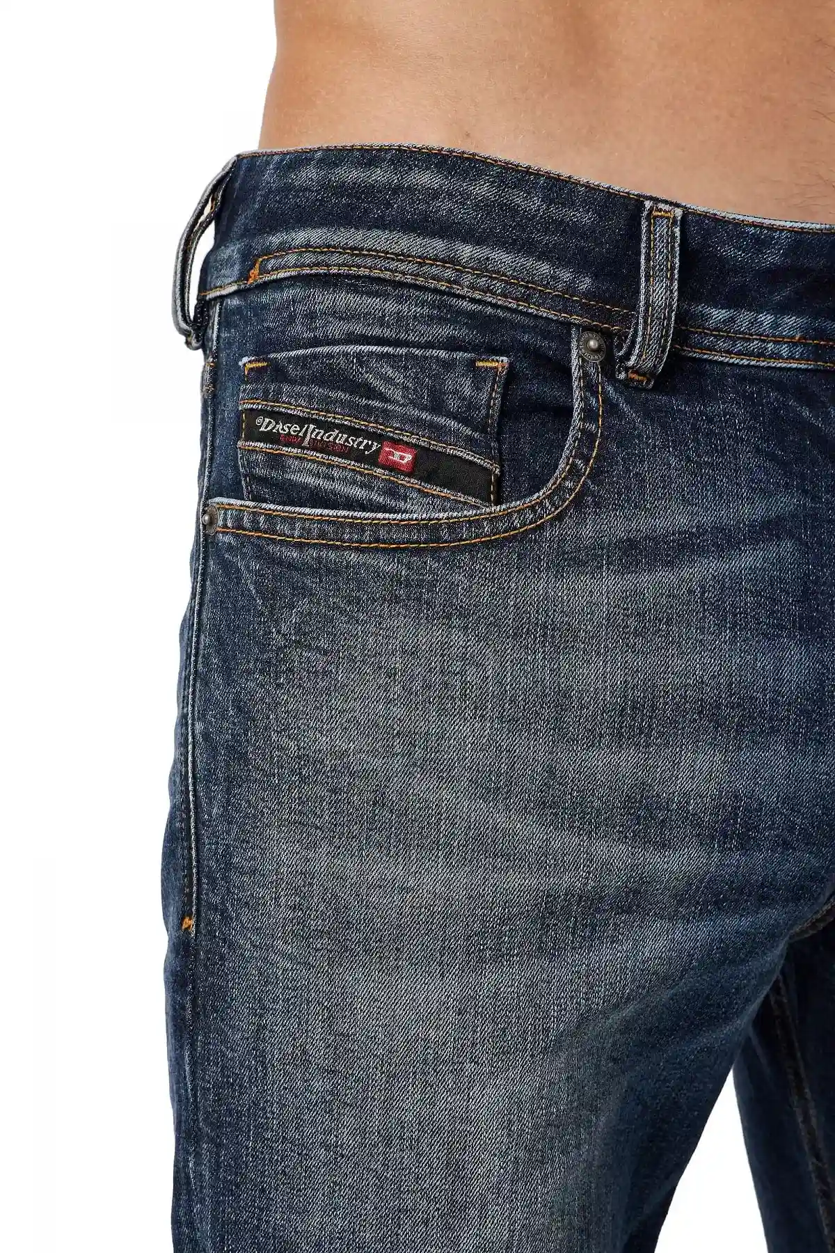 Blue Skinny Fit-Sleenker-Jeans