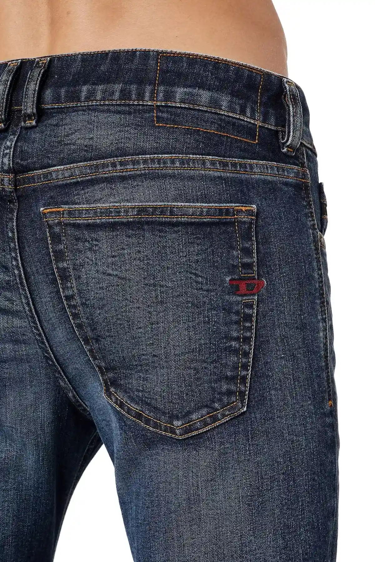 Blue Skinny Fit-Sleenker-Jeans