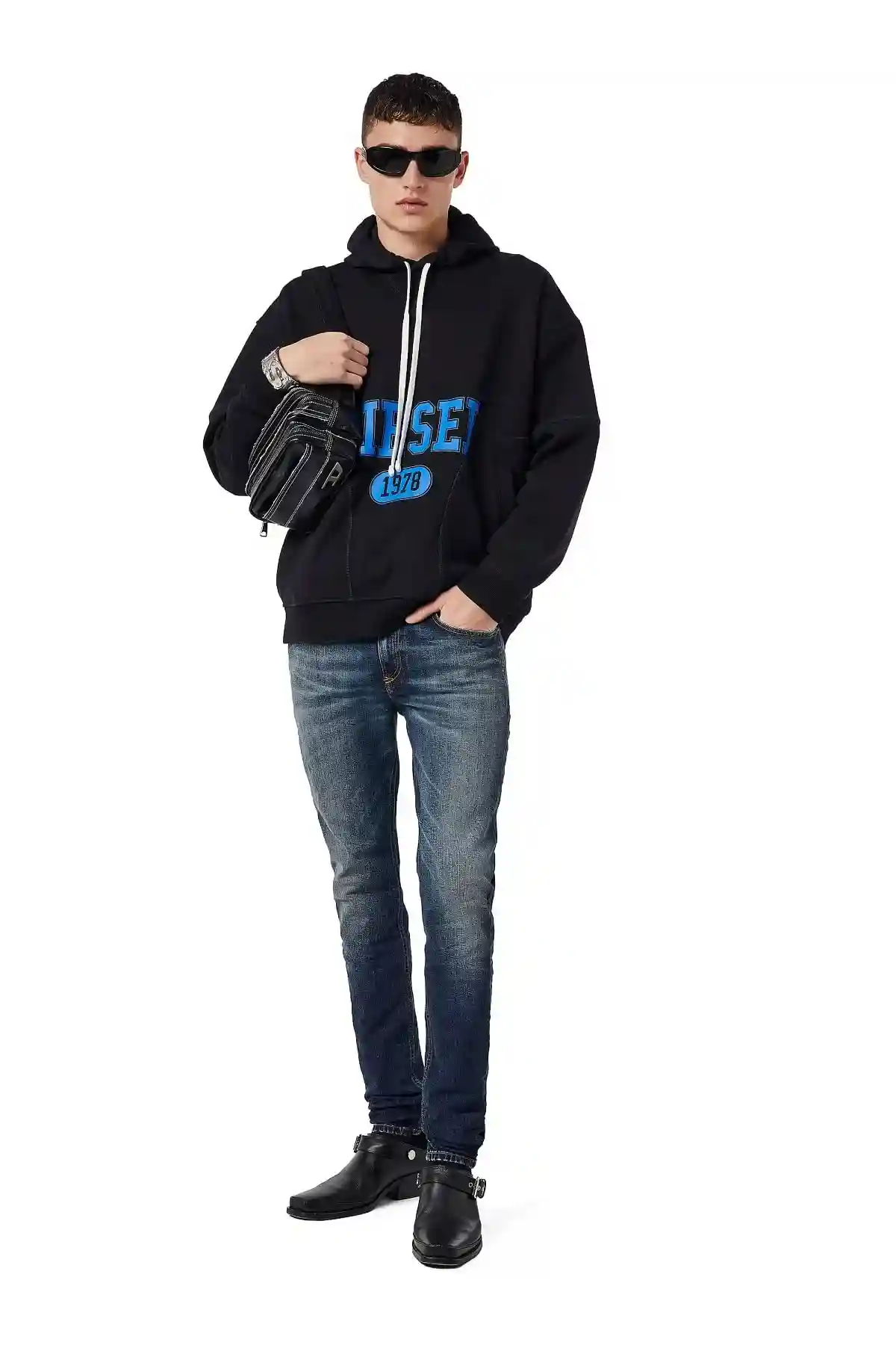 Blue Skinny Fit-Sleenker-Jeans