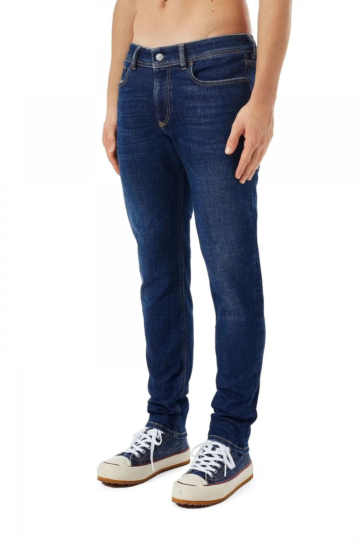 Blue Skinny Fit-Sleenker-Jeans