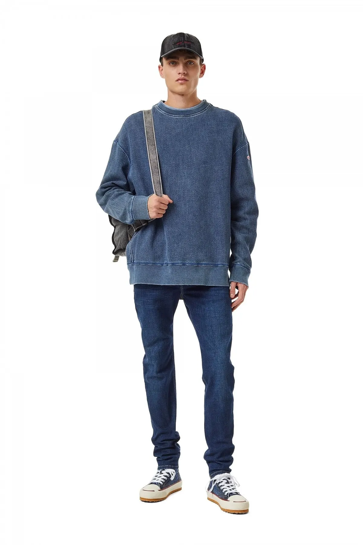 Blue Skinny Fit-Sleenker-Jeans