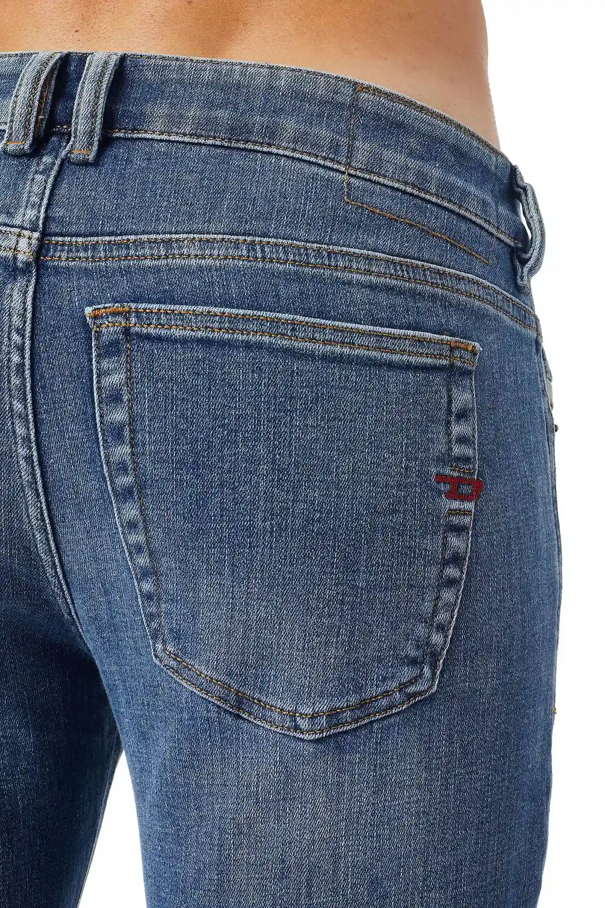 Blue Skinny Fit-Sleenker-Jeans