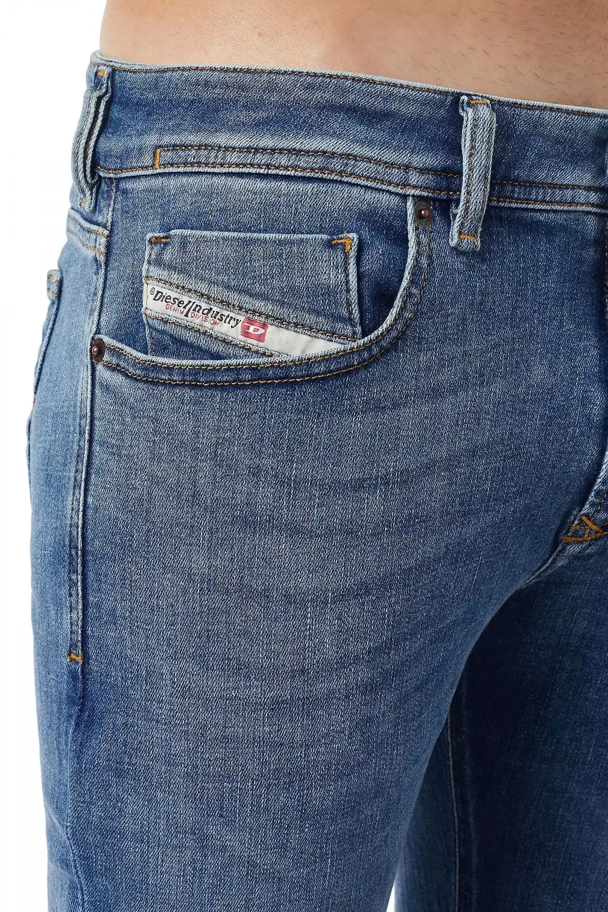 Blue Skinny Fit-Sleenker-Jeans
