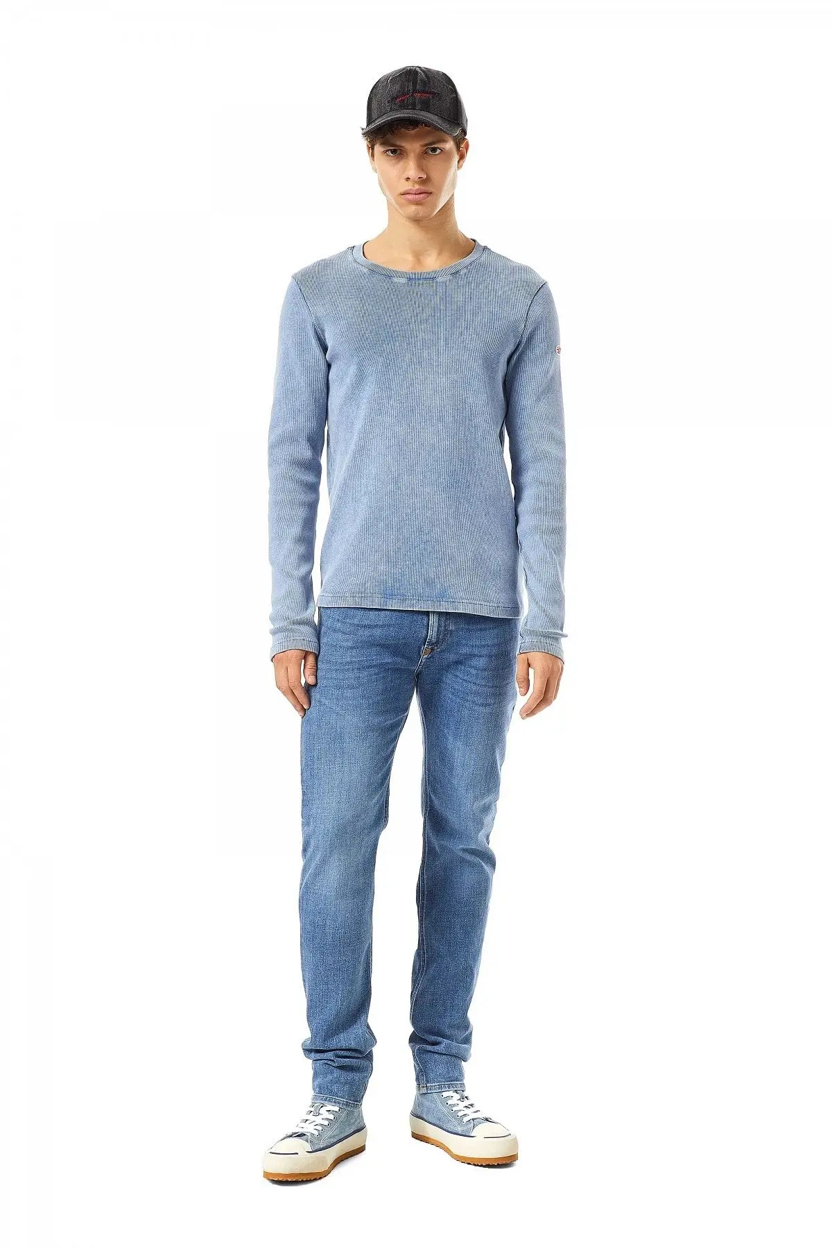 Blue Skinny Fit-Sleenker-Jeans