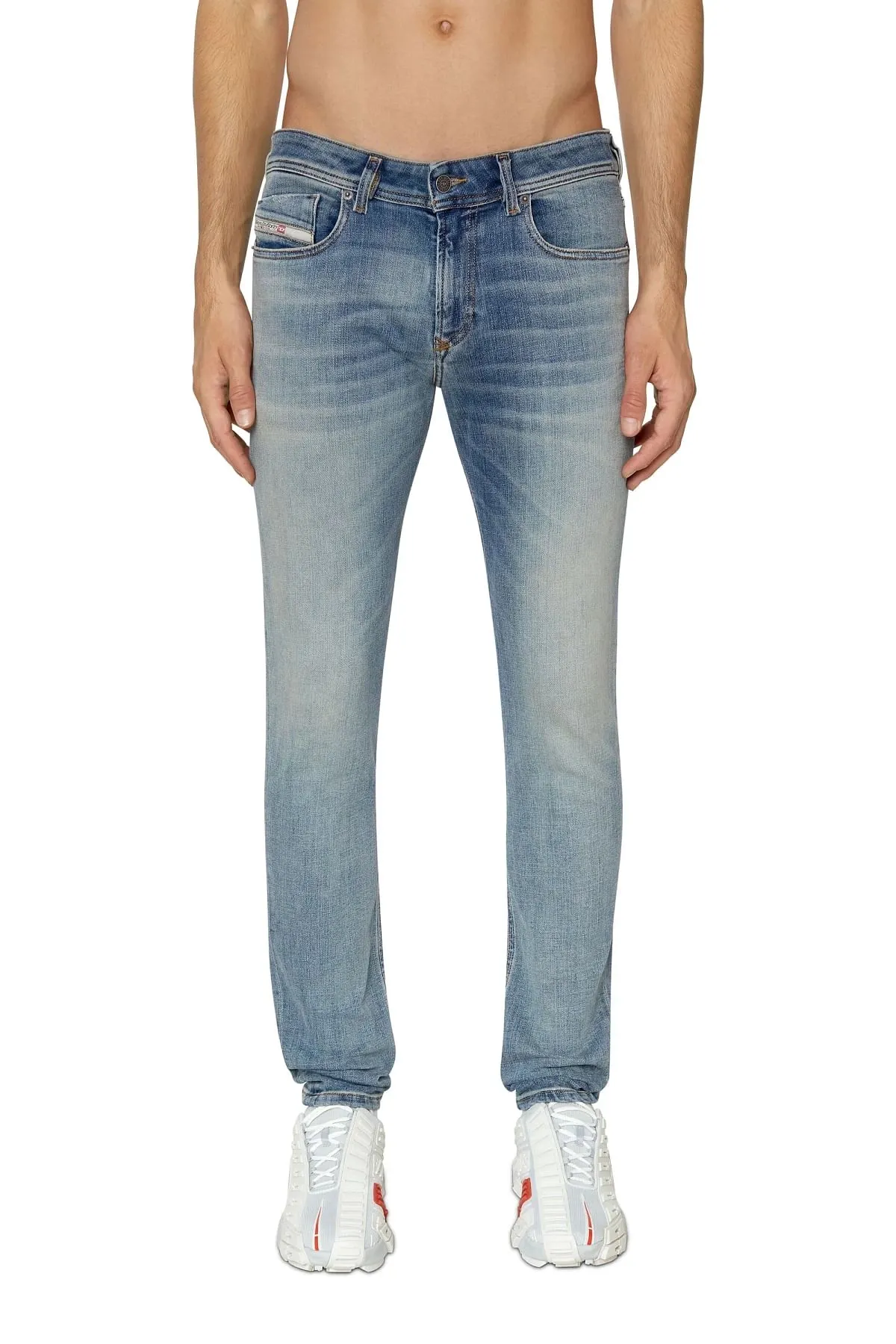Blue Skinny Fit-Sleenker-Jeans