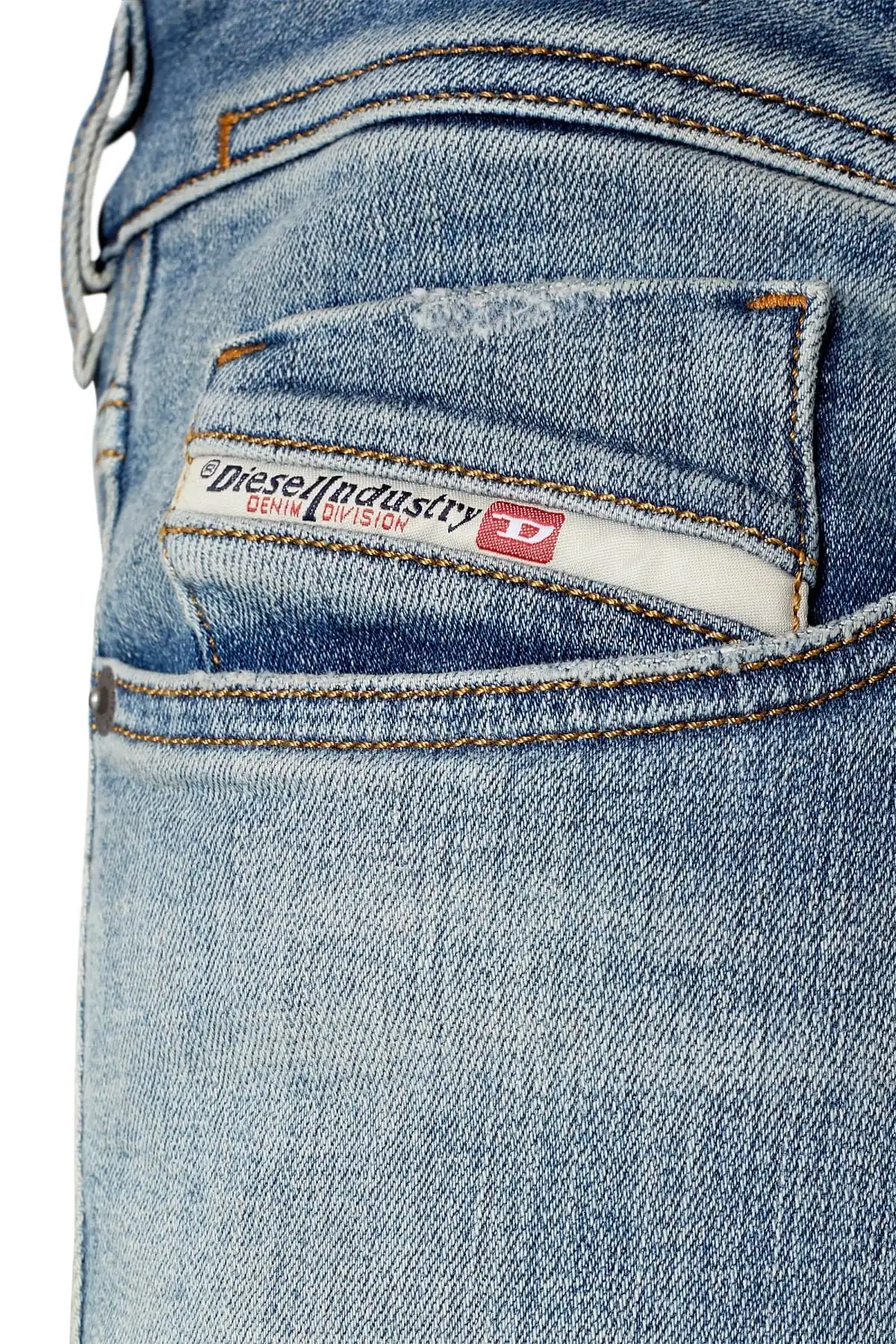 Blue Skinny Fit-Sleenker-Jeans