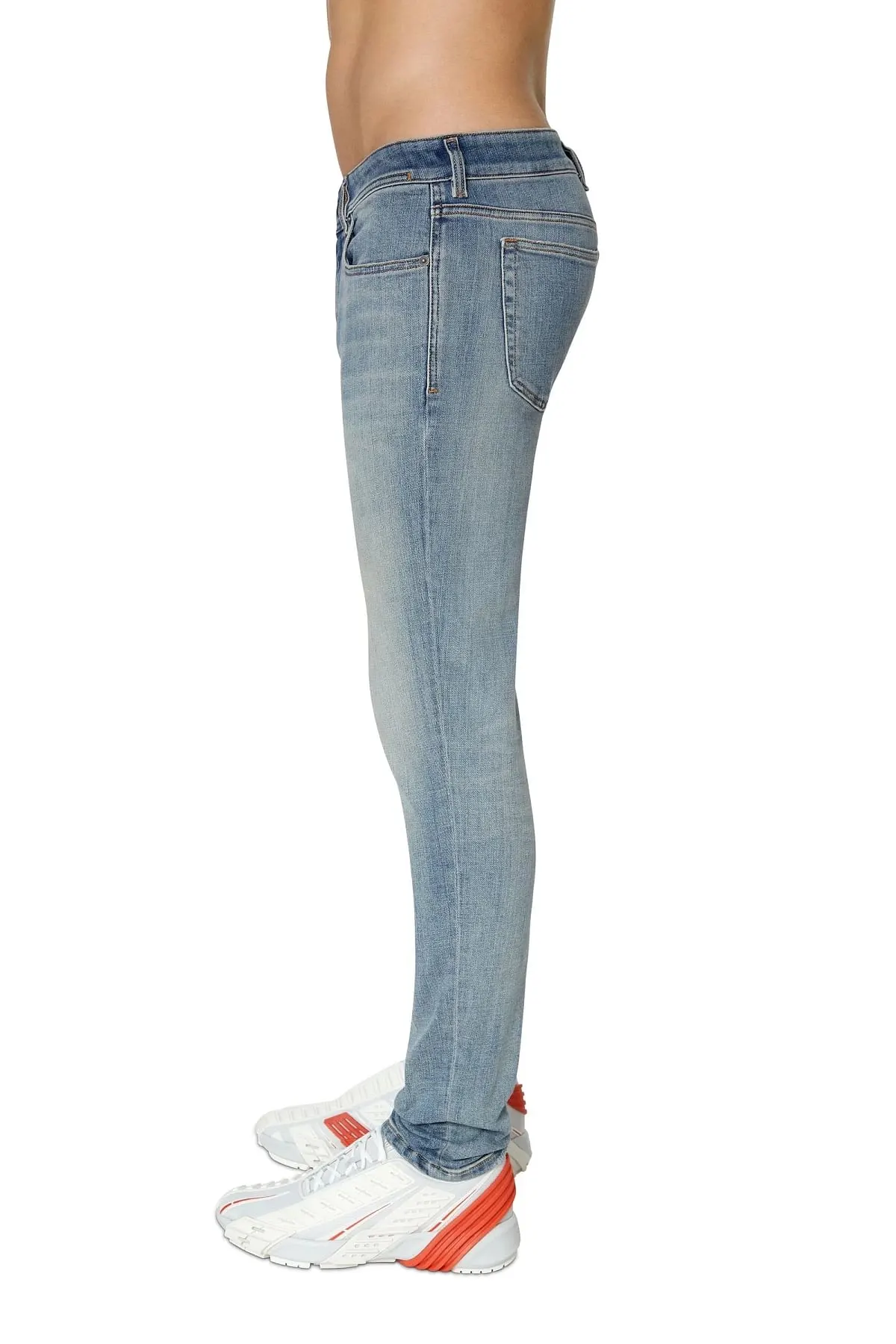 Blue Skinny Fit-Sleenker-Jeans