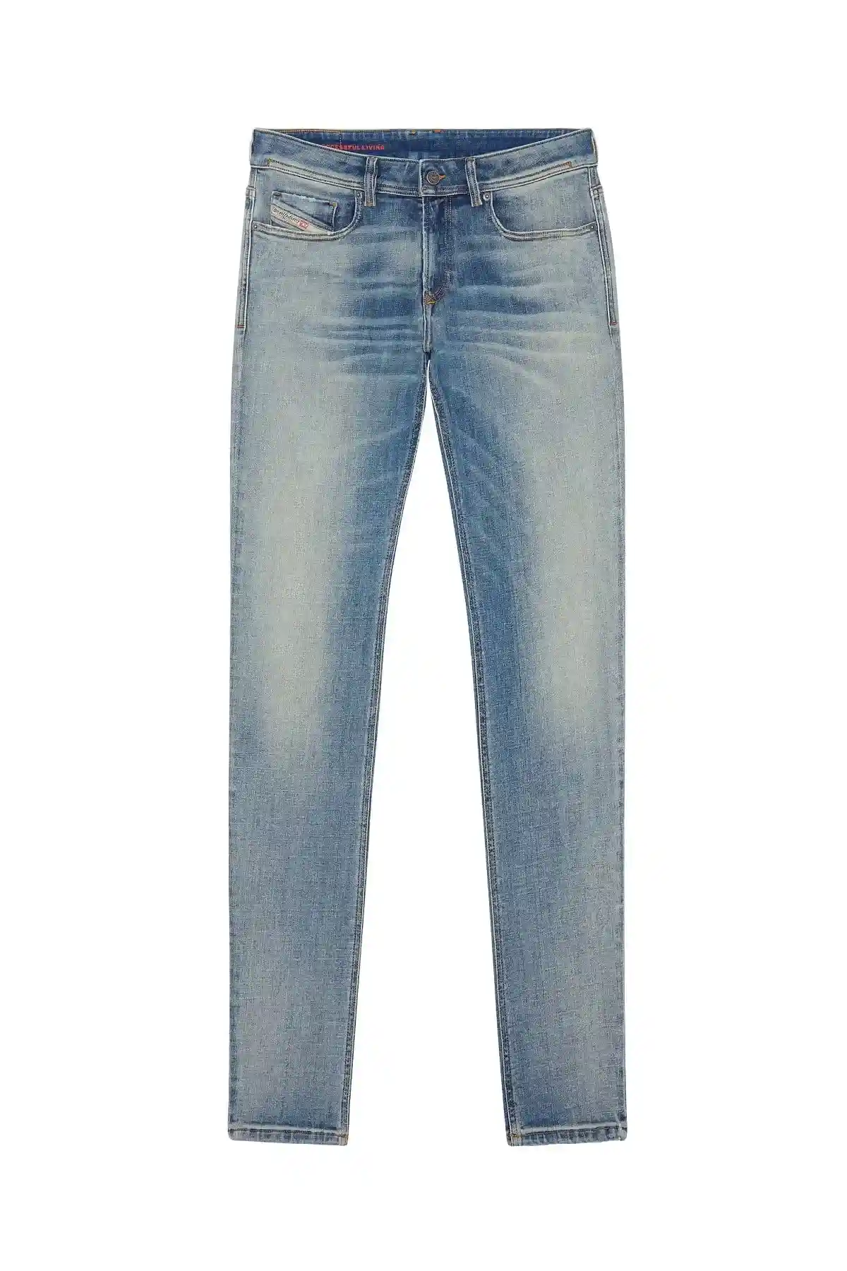 Blue Skinny Fit-Sleenker-Jeans