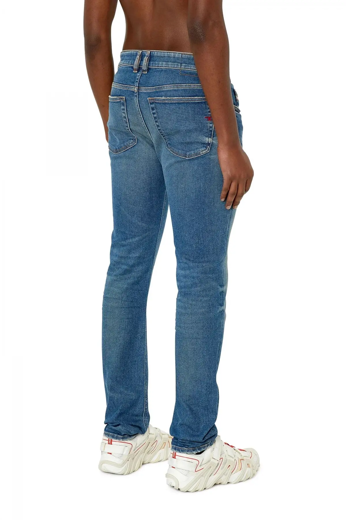 Blue Skinny Fit-Sleenker-Jeans