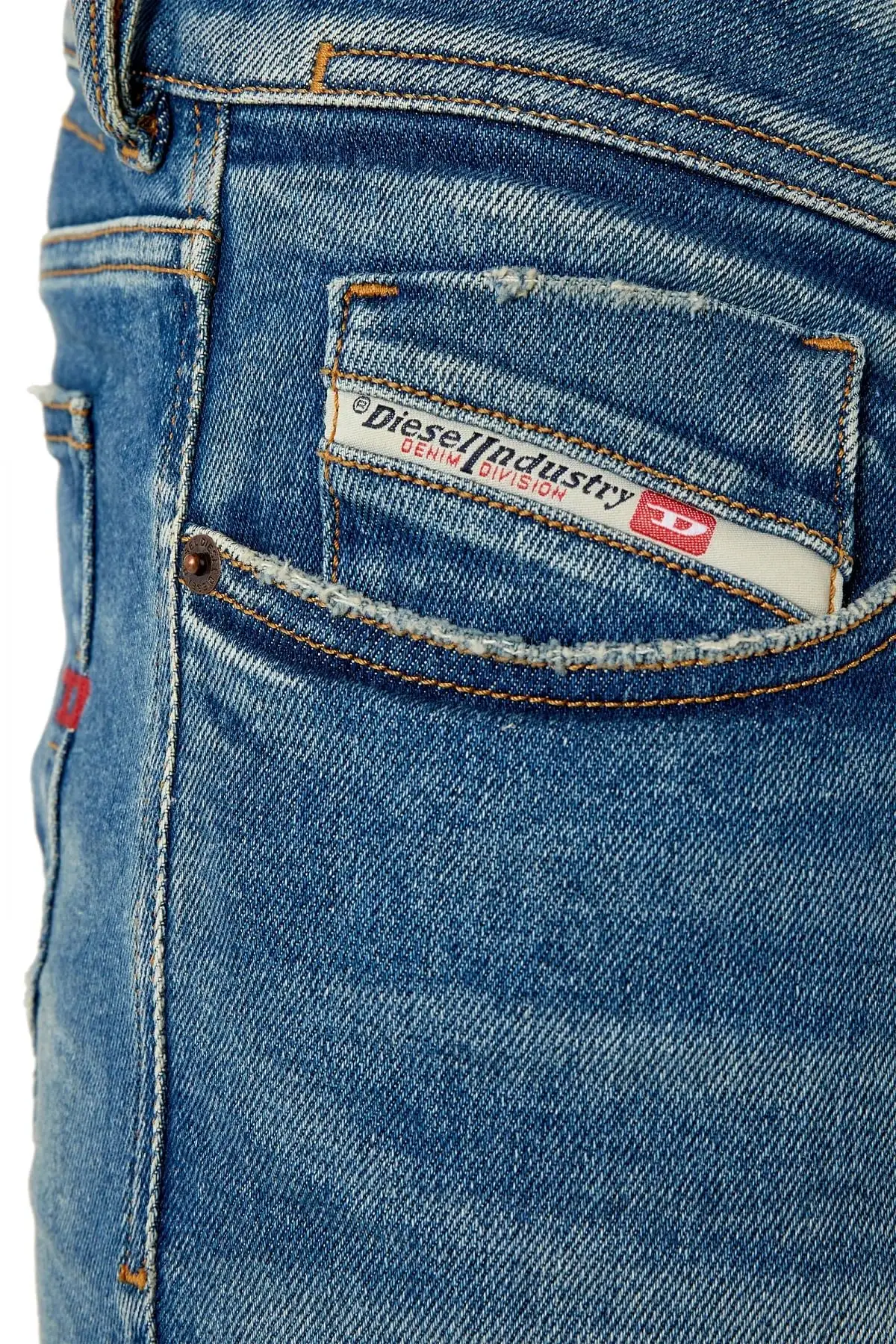 Blue Skinny Fit-Sleenker-Jeans