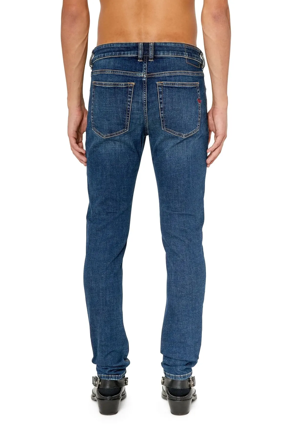 Blue Skinny Fit-Sleenker-Jeans