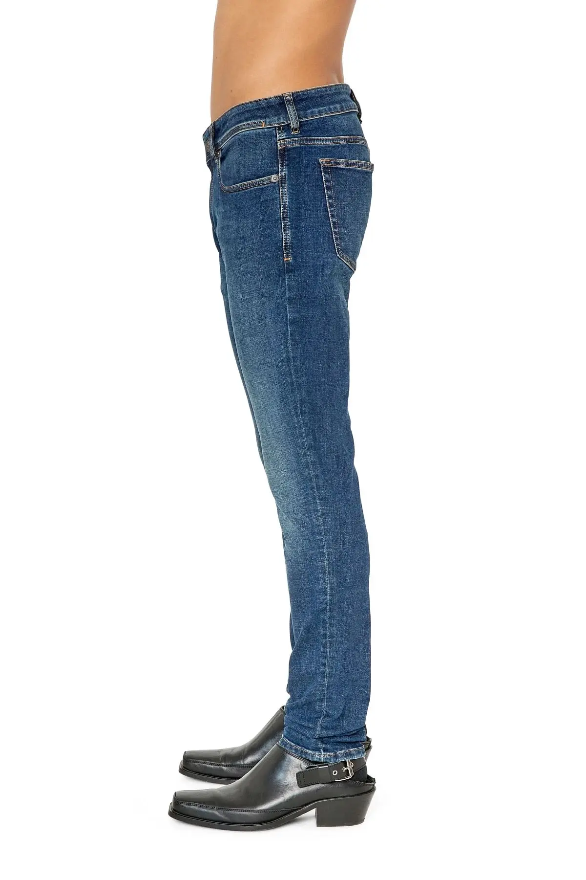 Blue Skinny Fit-Sleenker-Jeans