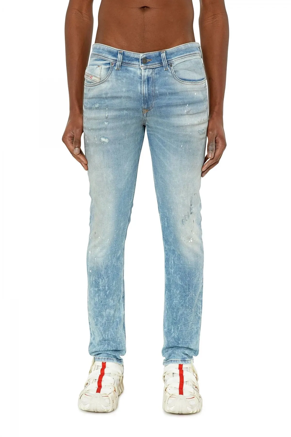 Blue Skinny Fit-Sleenker-Jeans