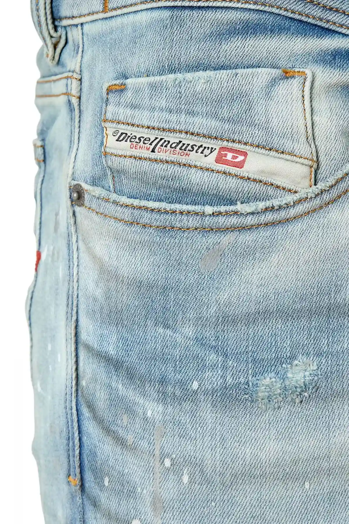 Blue Skinny Fit-Sleenker-Jeans