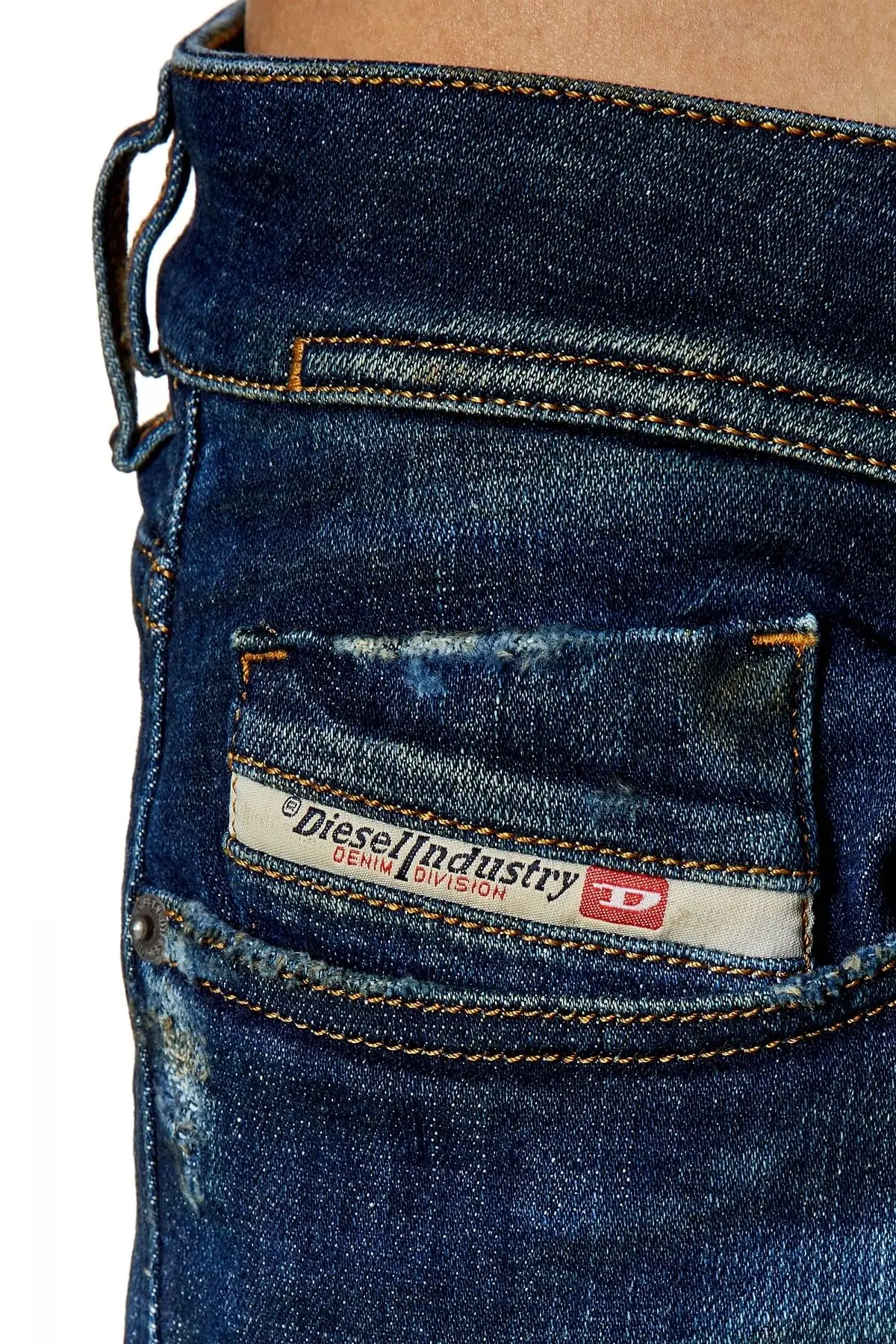 Blue Skinny Fit-Sleenker-Jeans