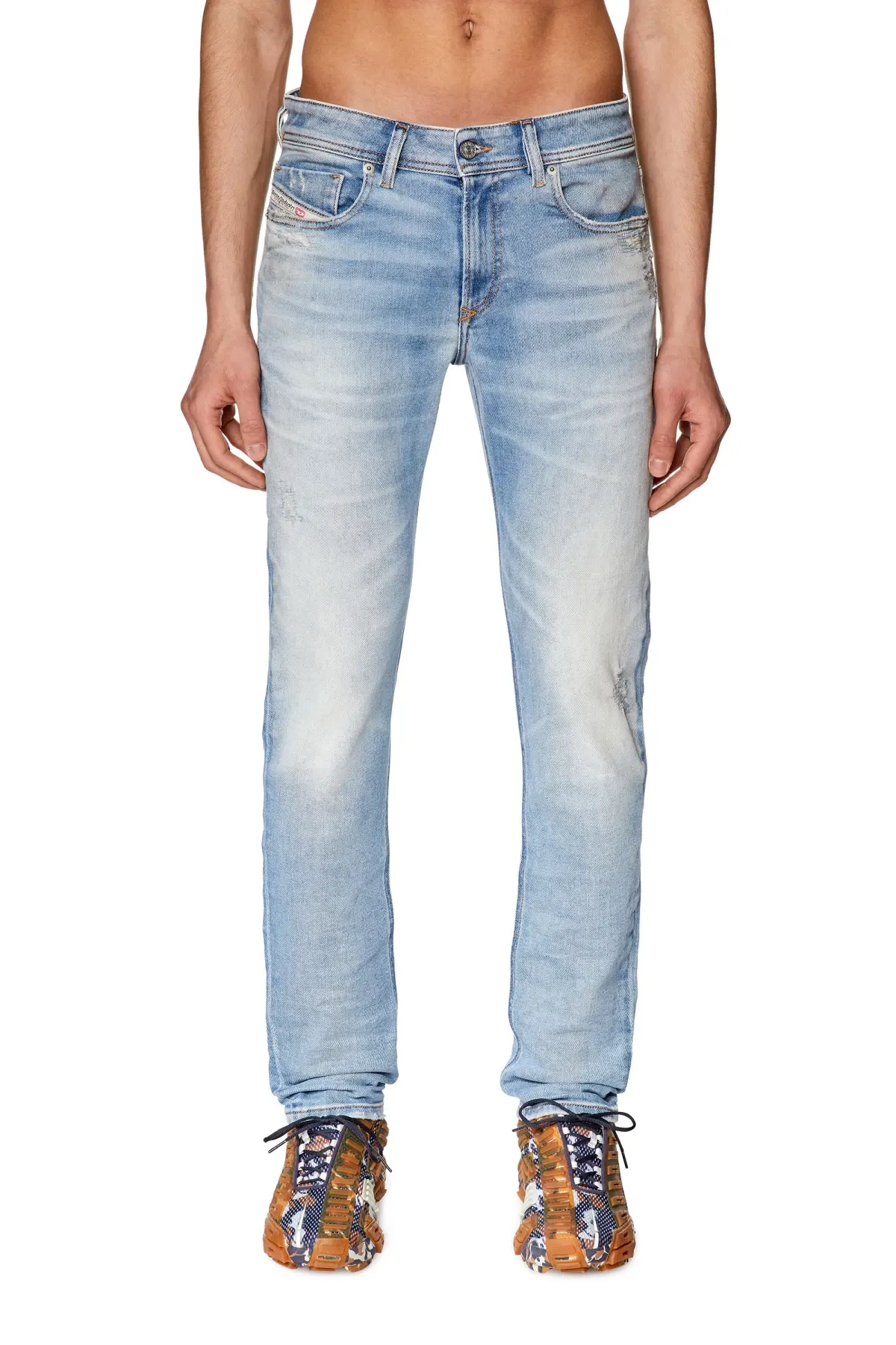 Blue Skinny Fit-Sleenker-Jeans