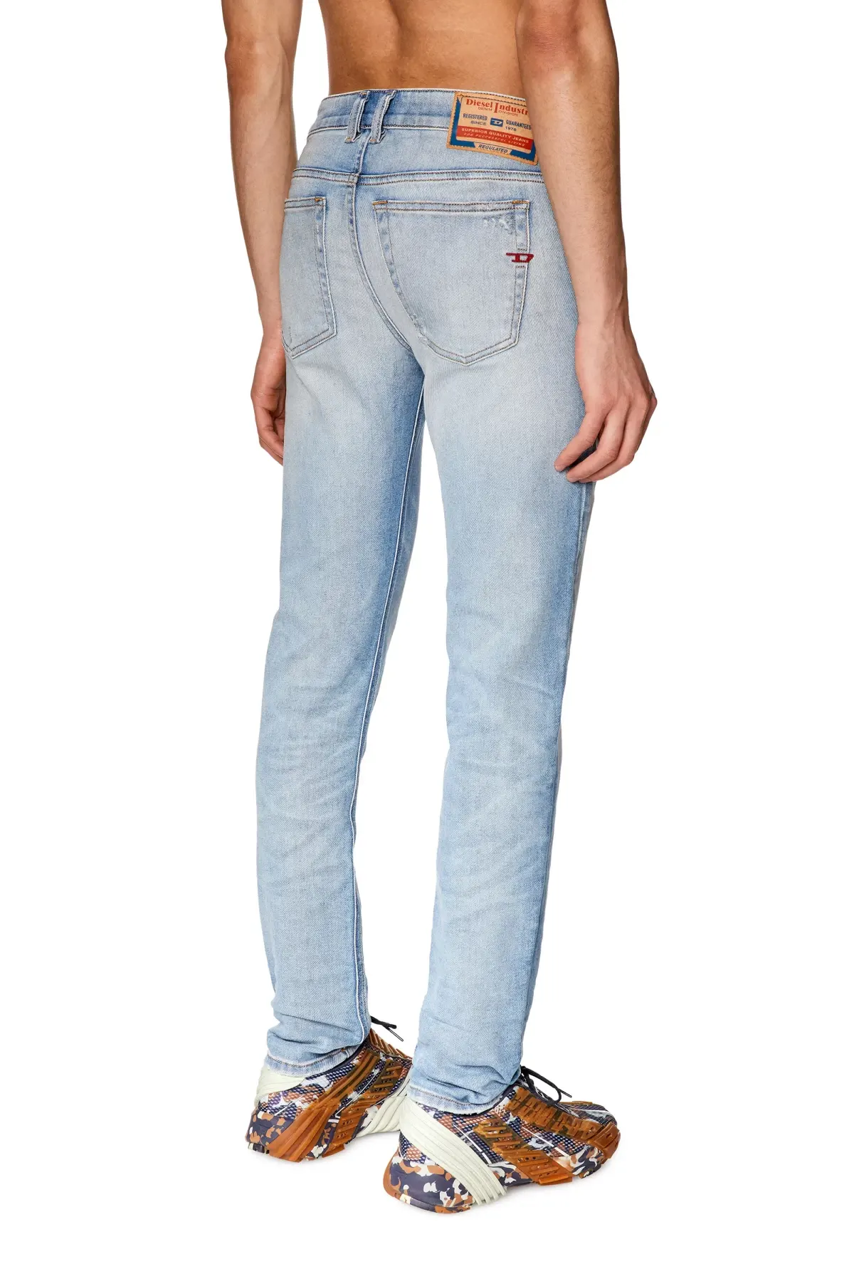 Blue Skinny Fit-Sleenker-Jeans