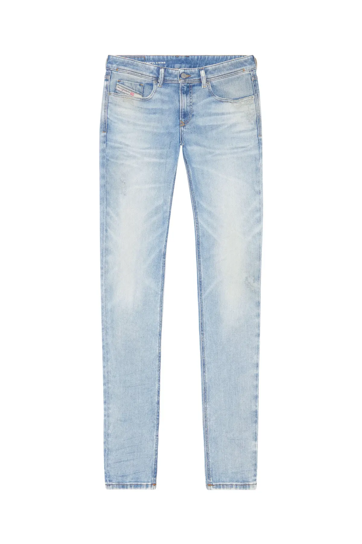 Blue Skinny Fit-Sleenker-Jeans