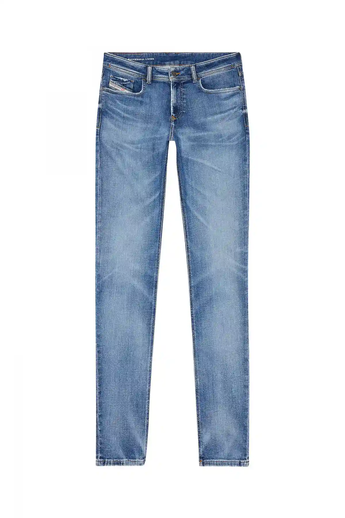 Medium Blue Skinny Fit-Sleenker-Jeans