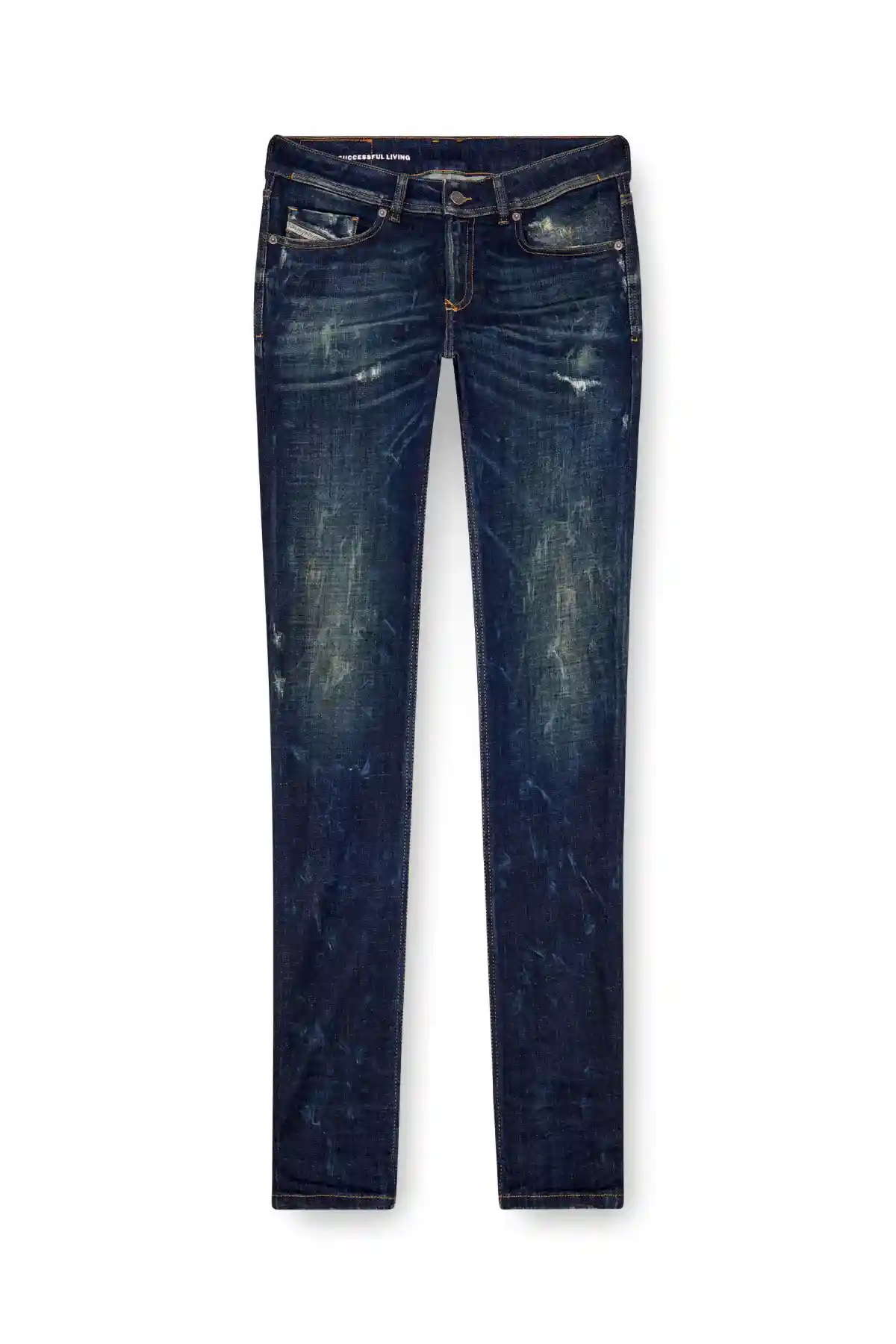 Blue Skinny Fit-Sleenker-Jeans