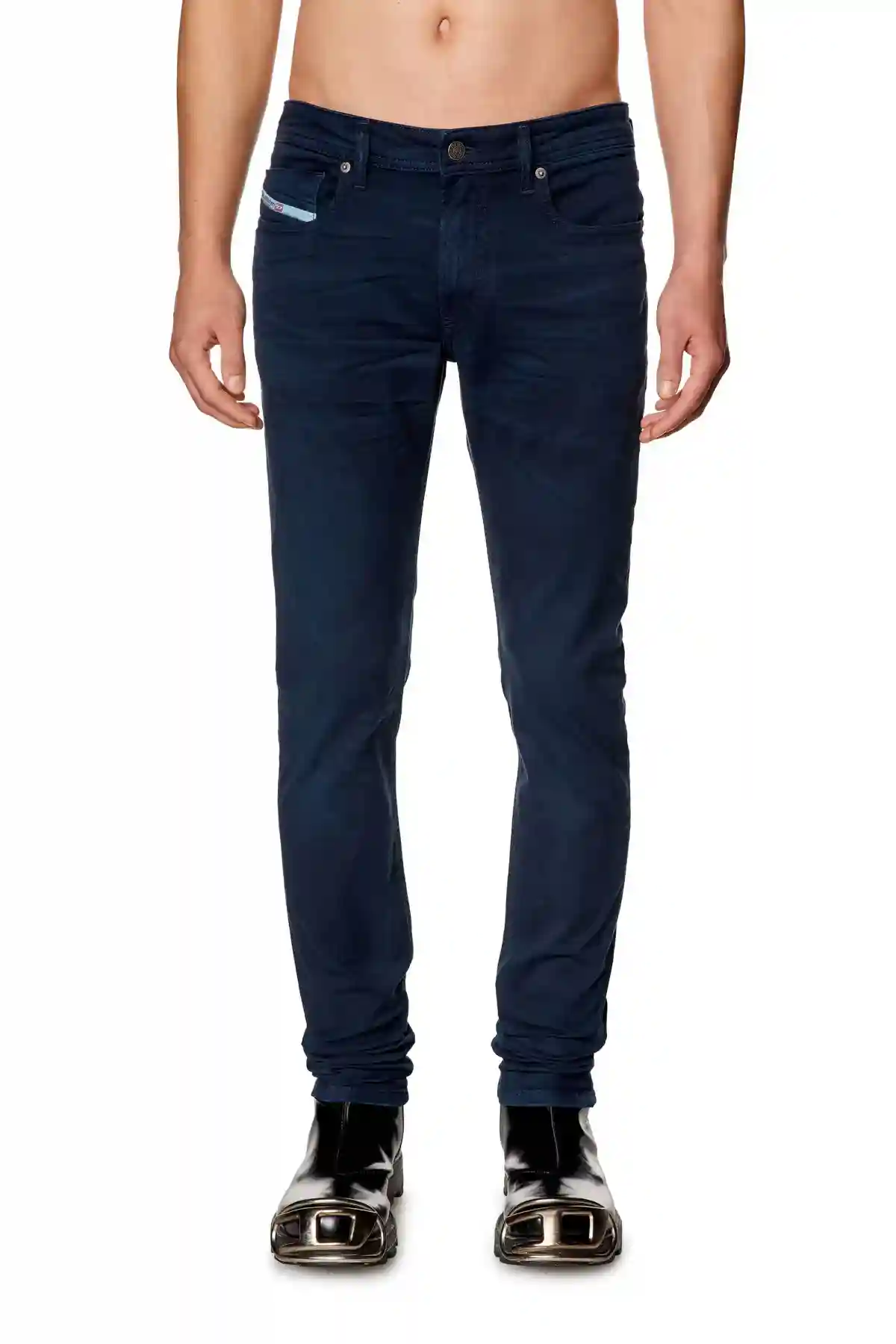 Blue Skinny Fit-Sleenker-Jeans