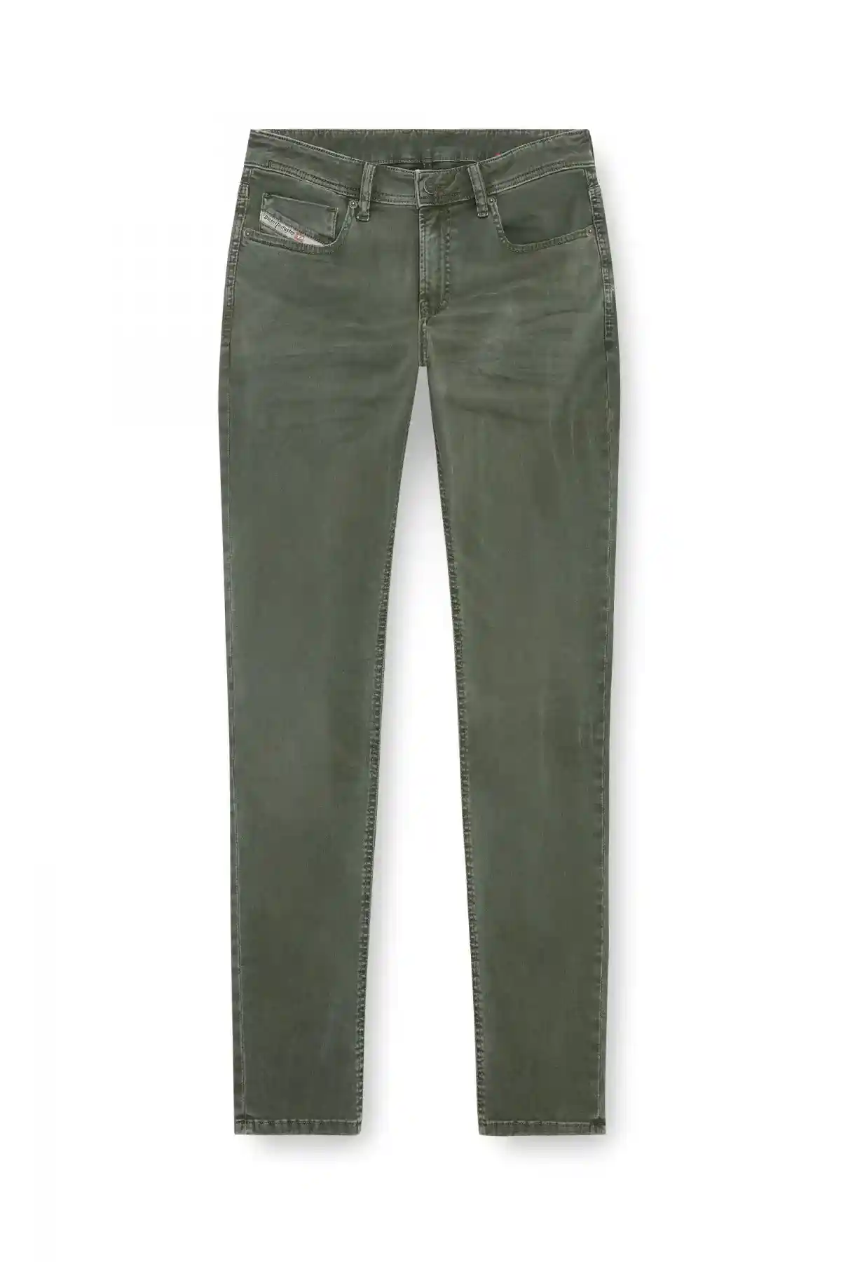 Green Skinny Fit-Sleenker-Jeans