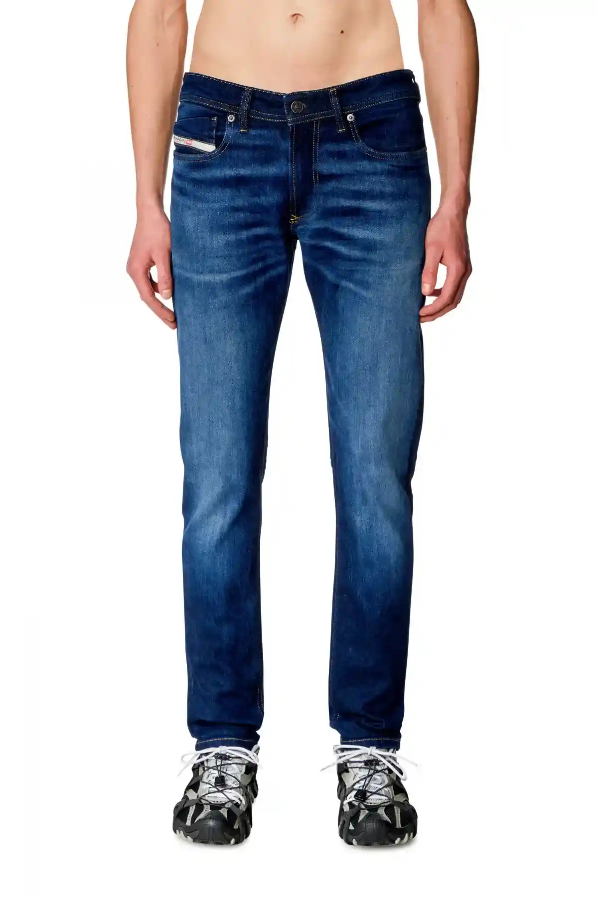 Blue Skinny Fit-Sleenker-Jeans
