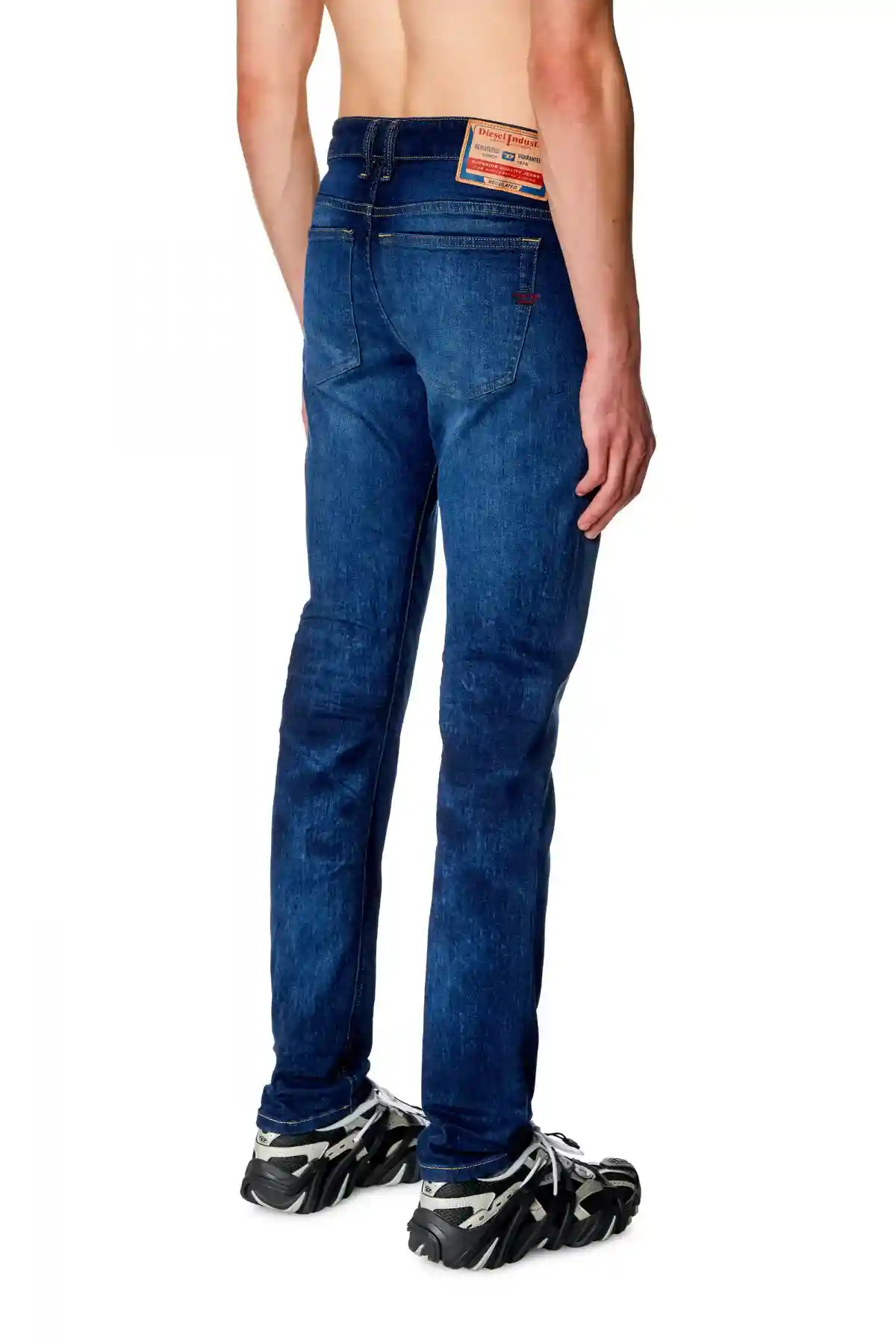 Blue Skinny Fit-Sleenker-Jeans