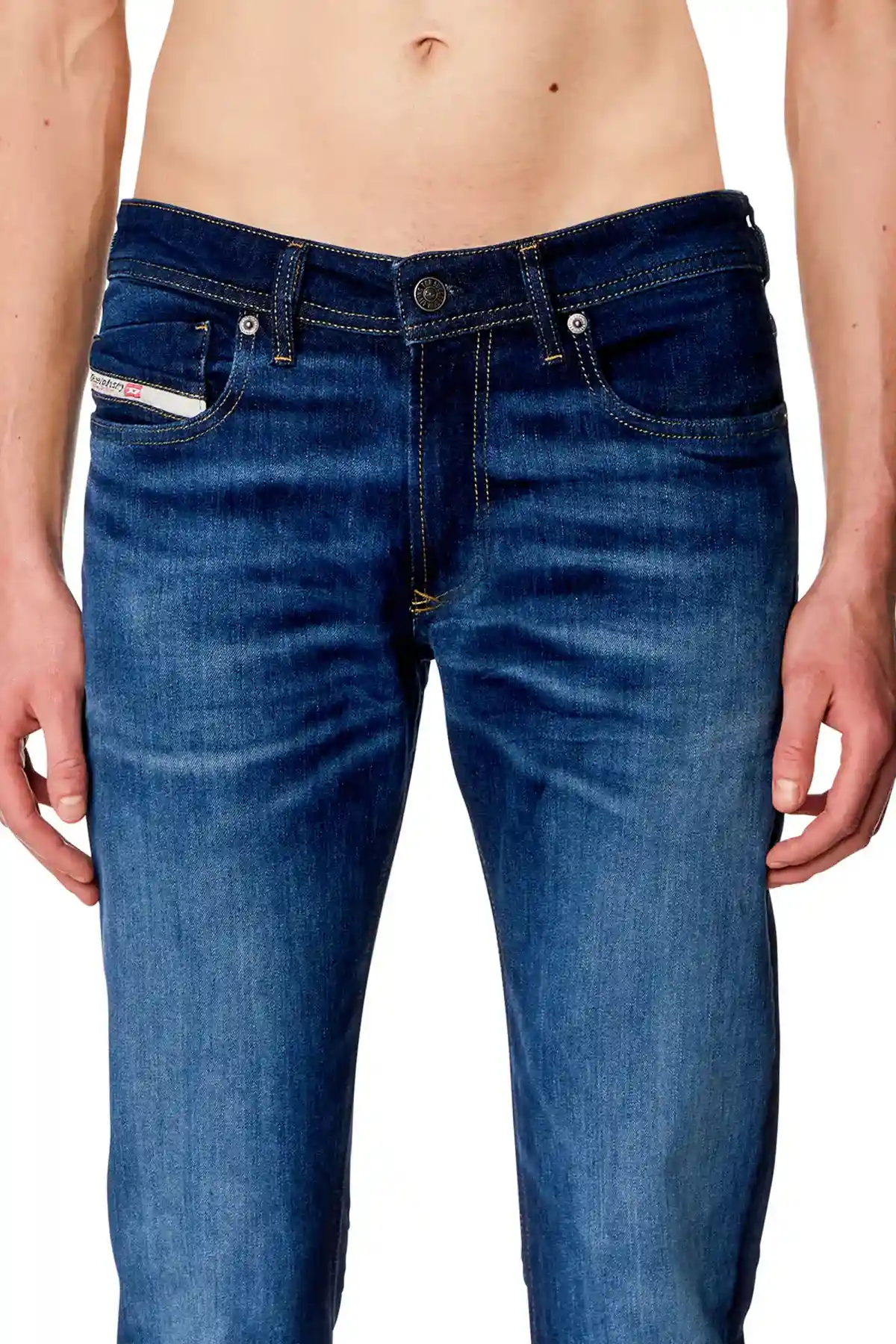 Blue Skinny Fit-Sleenker-Jeans