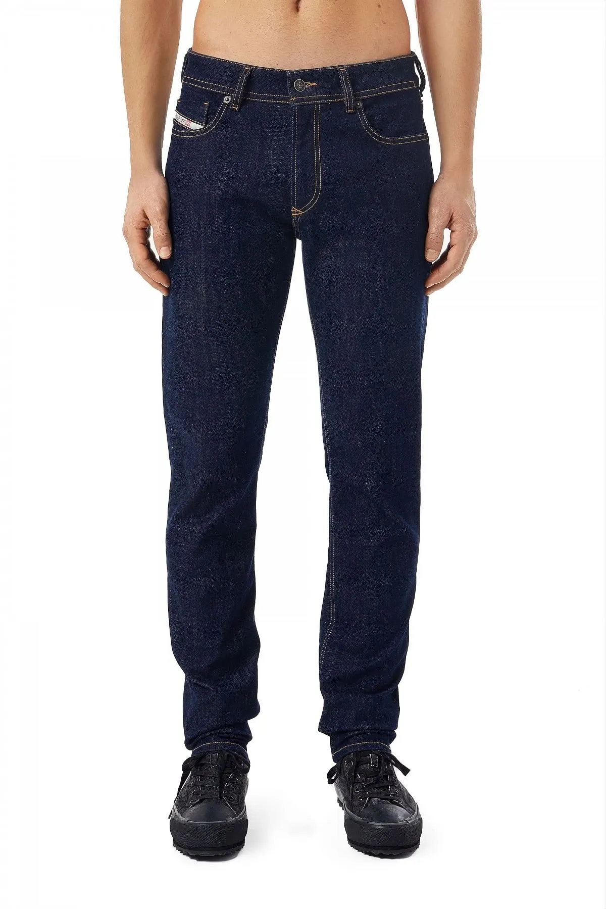 Blue Skinny Fit-Sleenker-Jeans