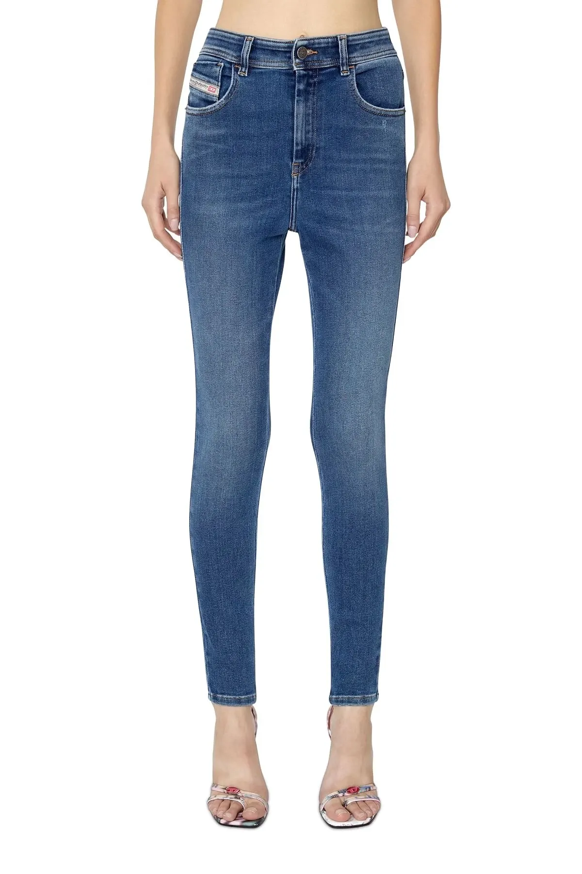 Blue Super skinny Jeans-1984 Slandy-High