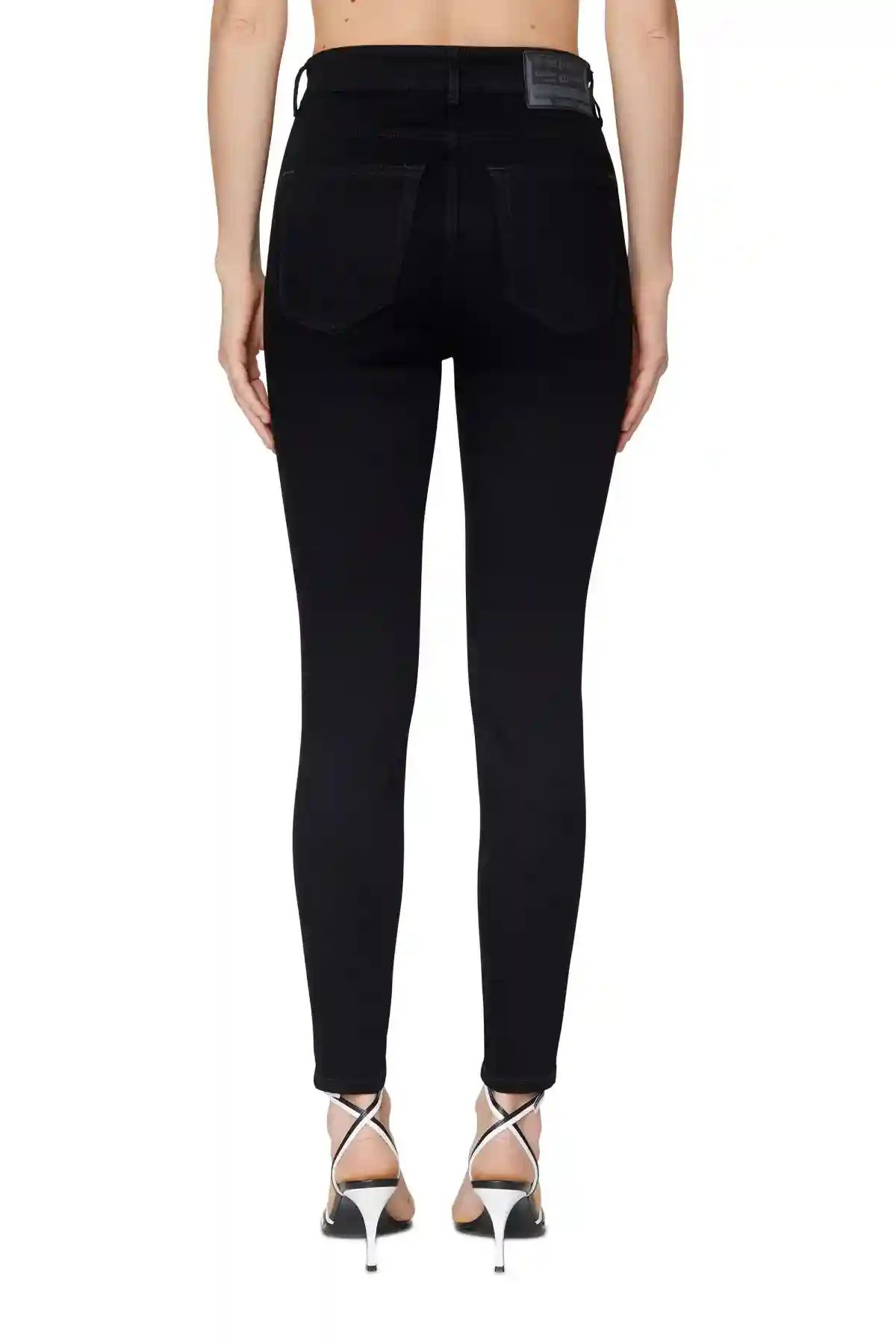 Black Skinny Jeans-1984 Slandy-High